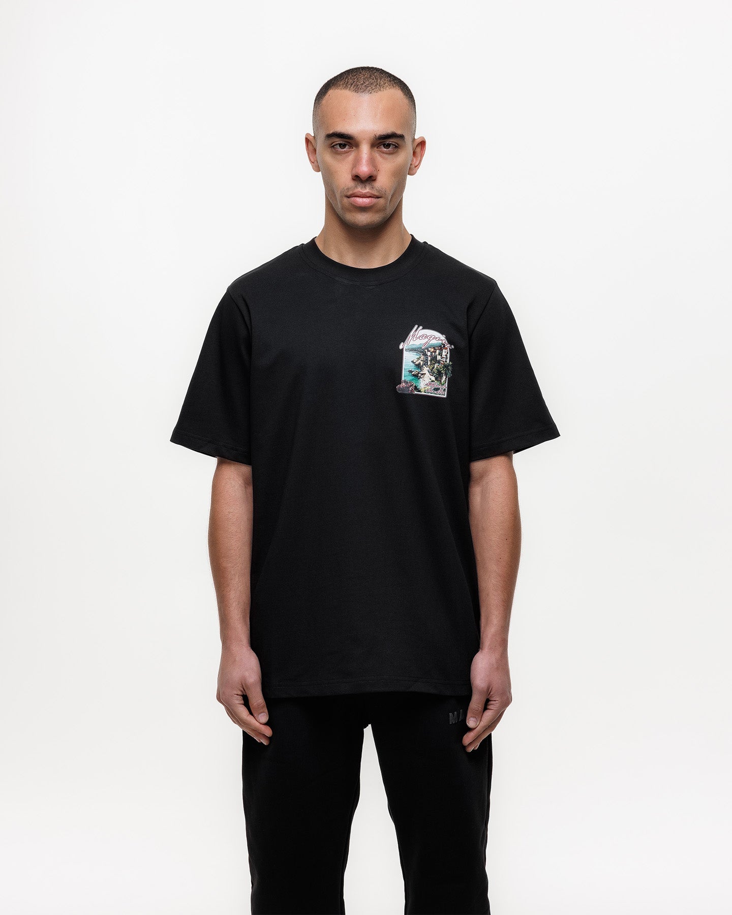 Magiri Sur Mur Printed T-Shirt in Black