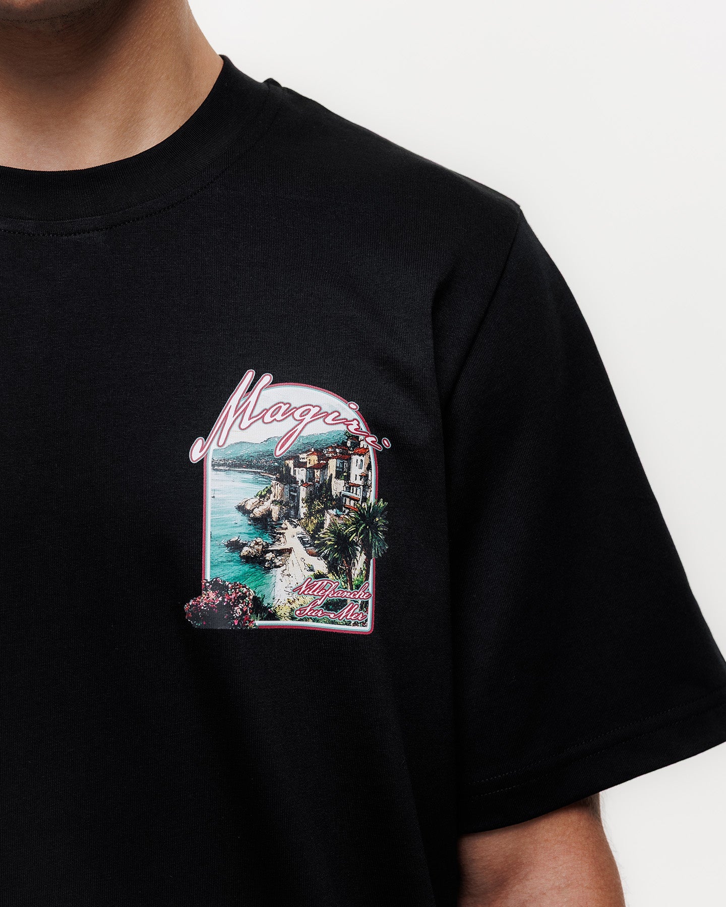 Magiri Sur Mur Printed T-Shirt in Black