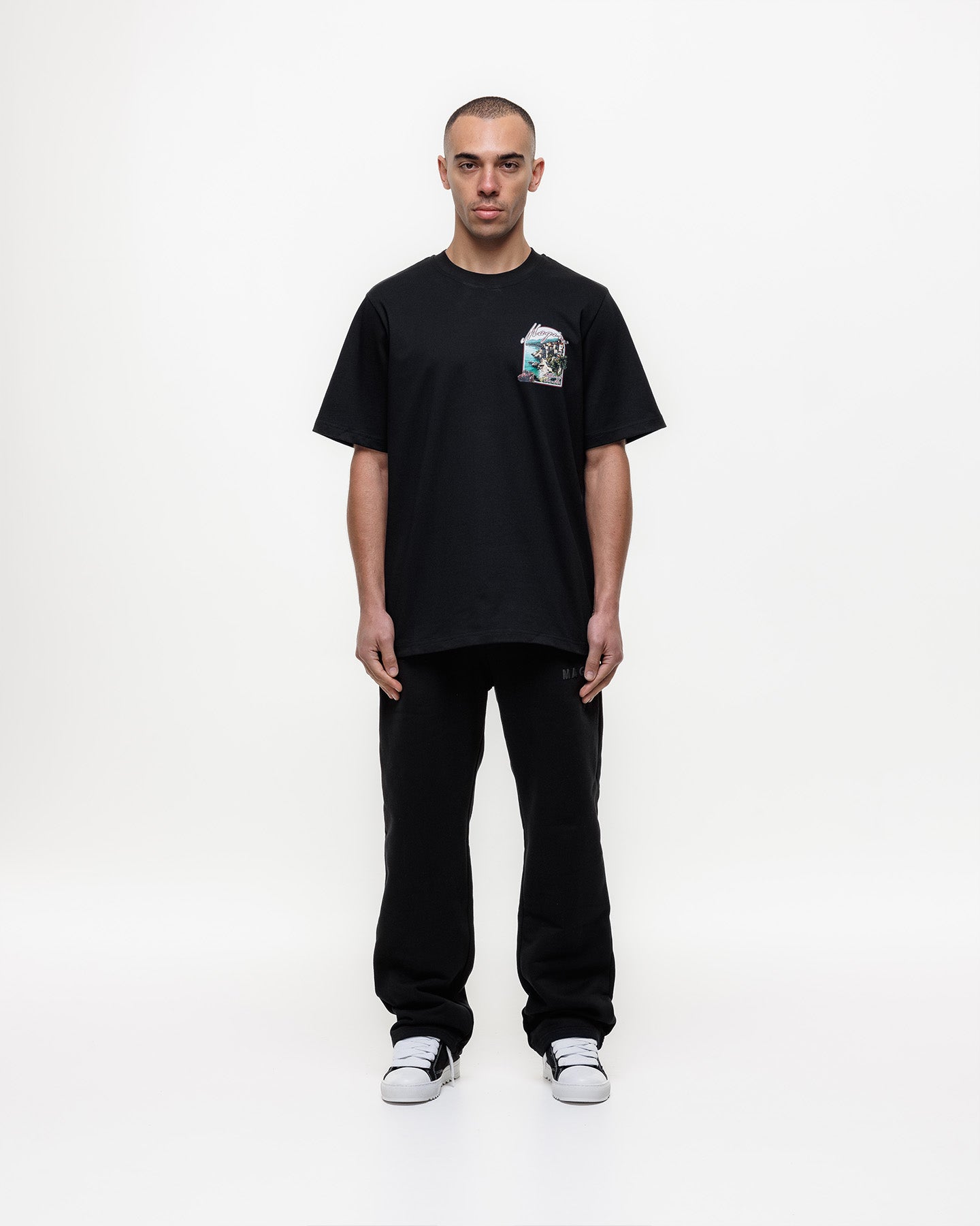 Magiri Sur Mur Printed T-Shirt in Black