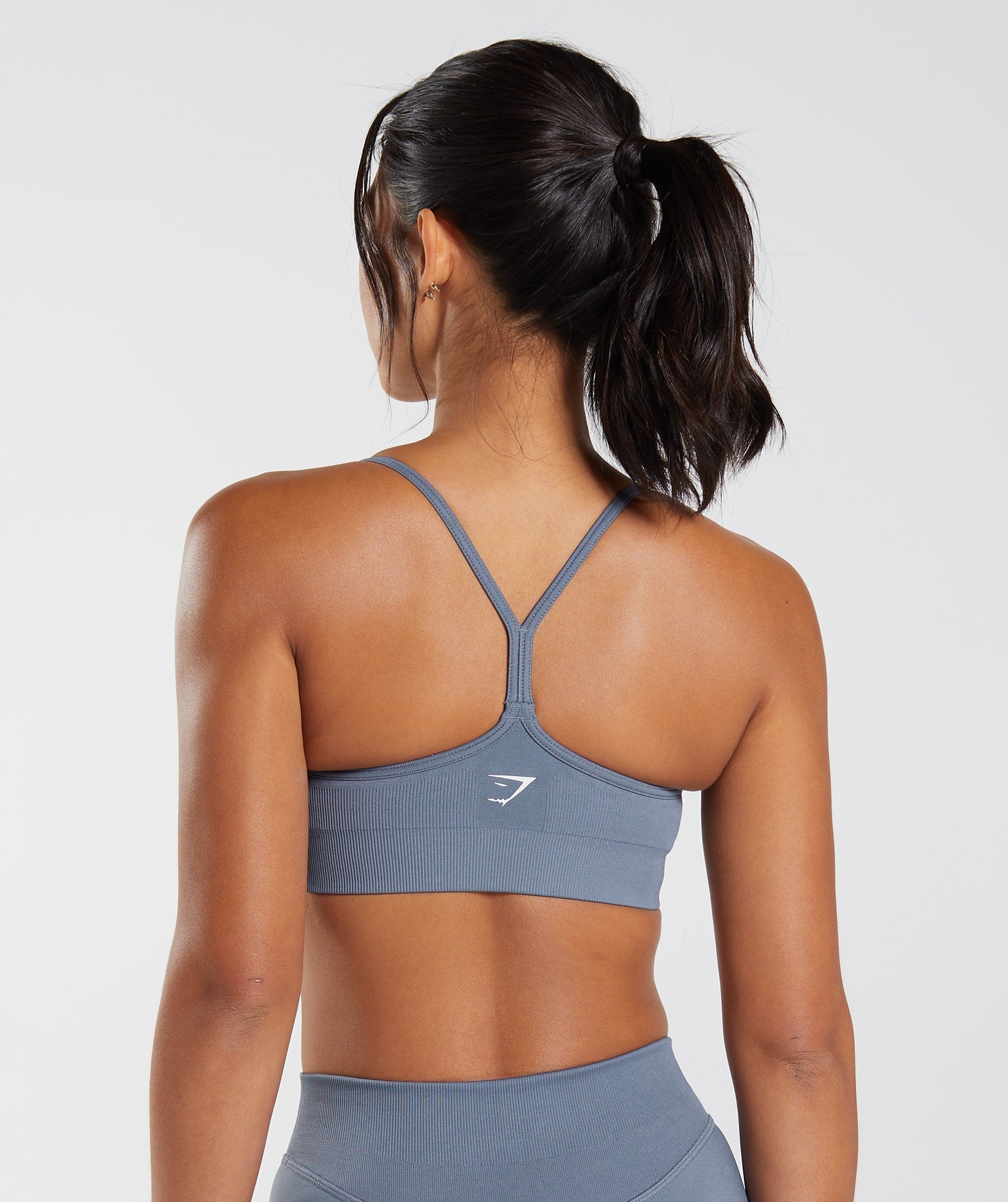 Gymshark Sweat Seamless Sports Bra - Evening Blue