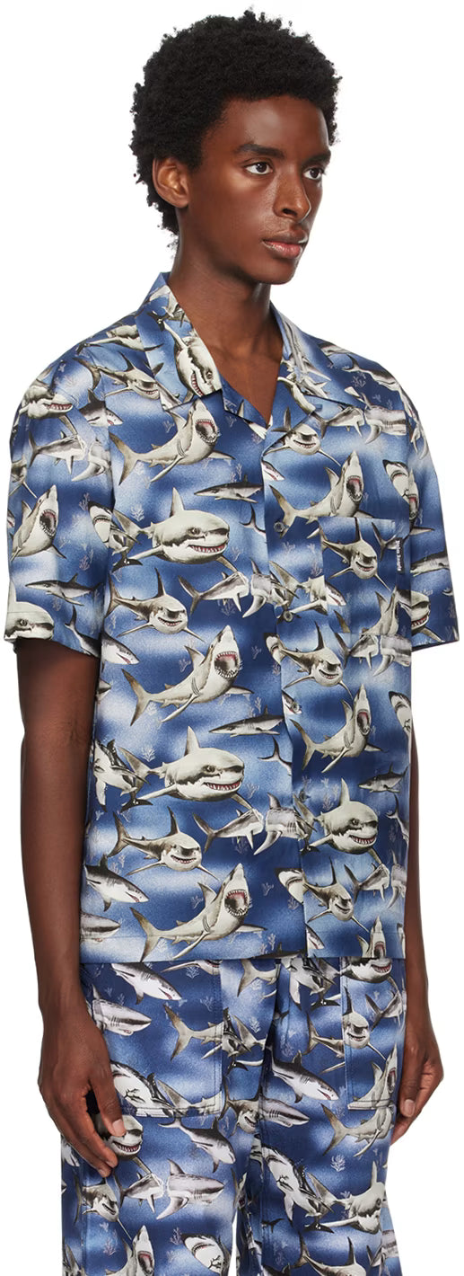 Blue Shark Shirt