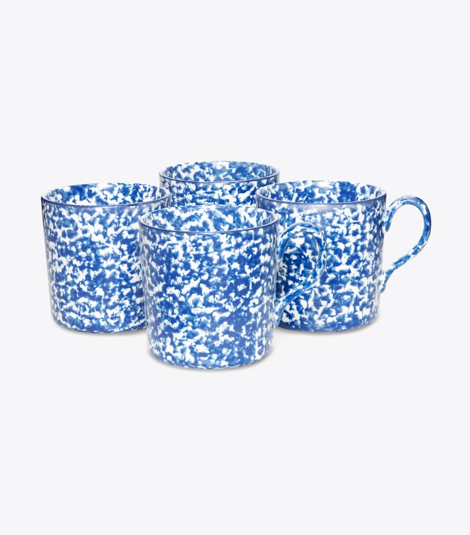 Spongeware Mug, Set of 4