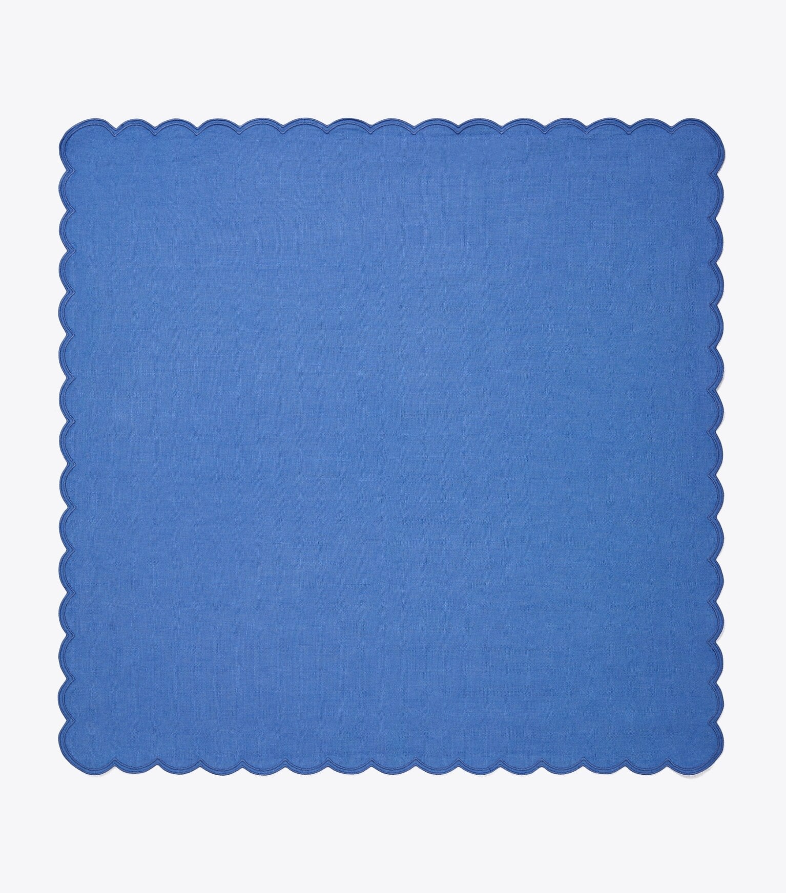 Scalloped Dinner Linen Napkin, Set of 6