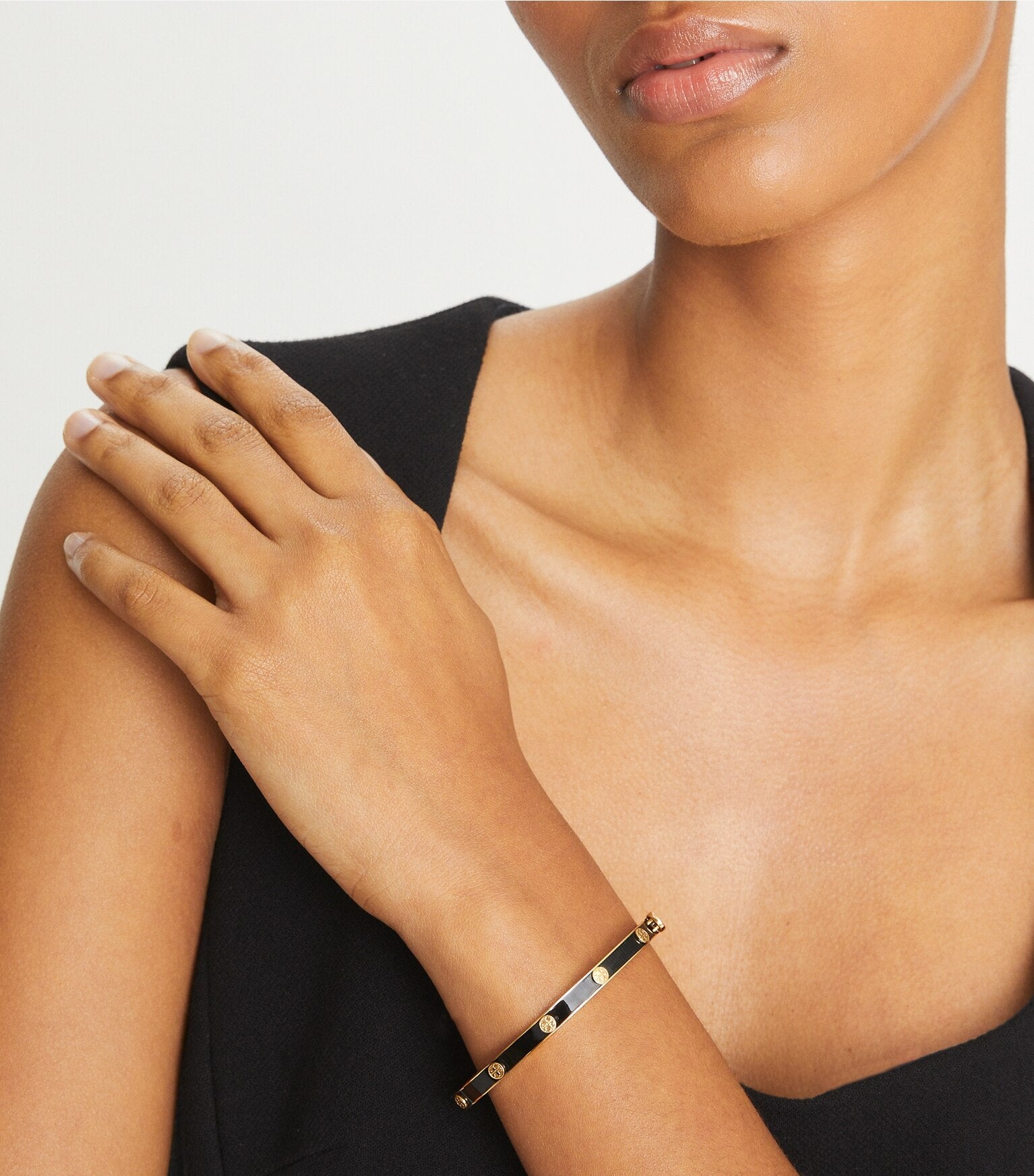 Icon Enamel Hinge Bracelet