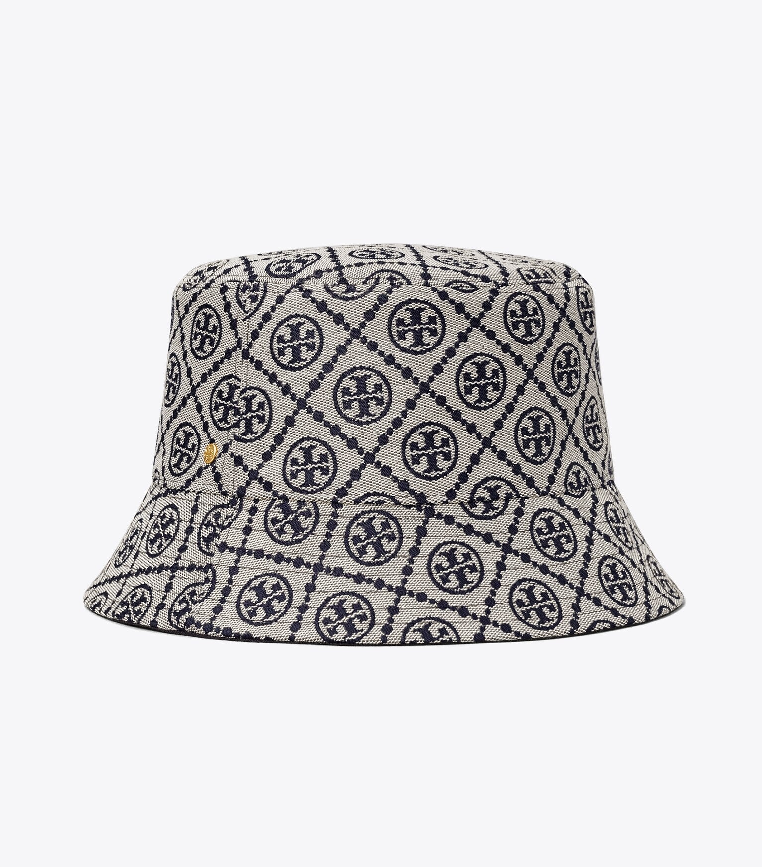 T Monogram Short-Brim Bucket Hat