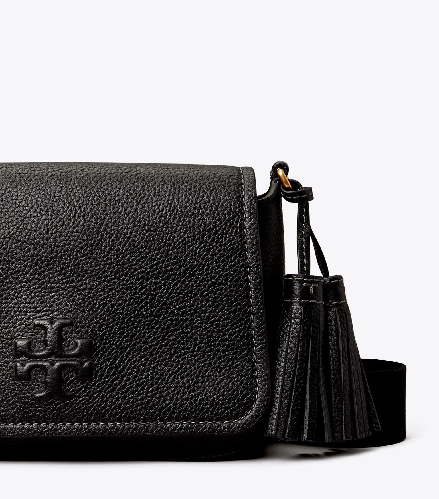 Leather Flap Crossbody