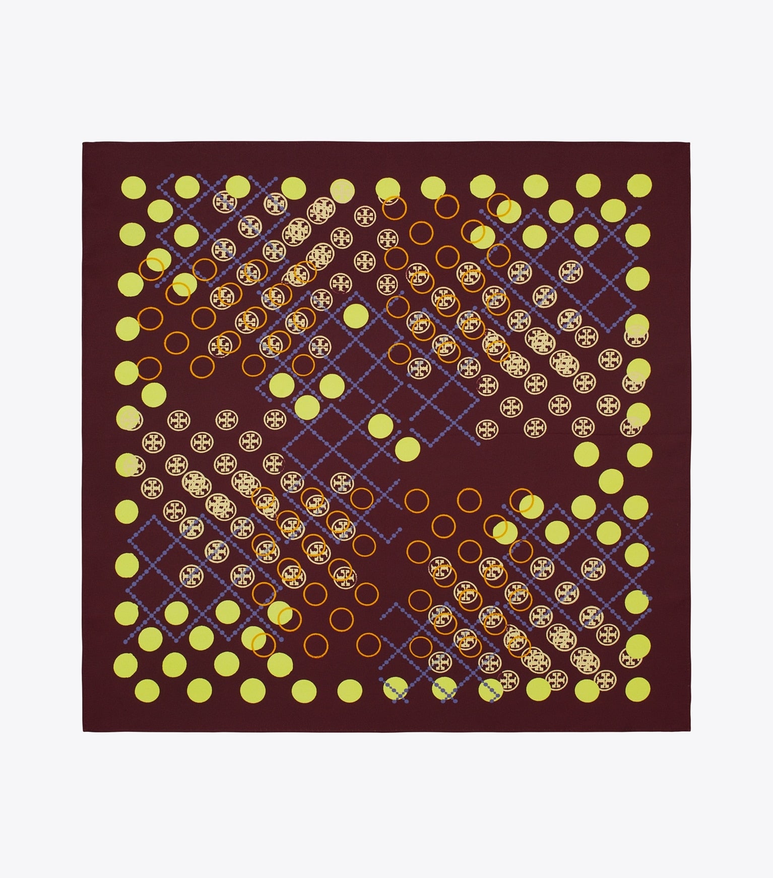 Dotted T Monogram Neckerchief