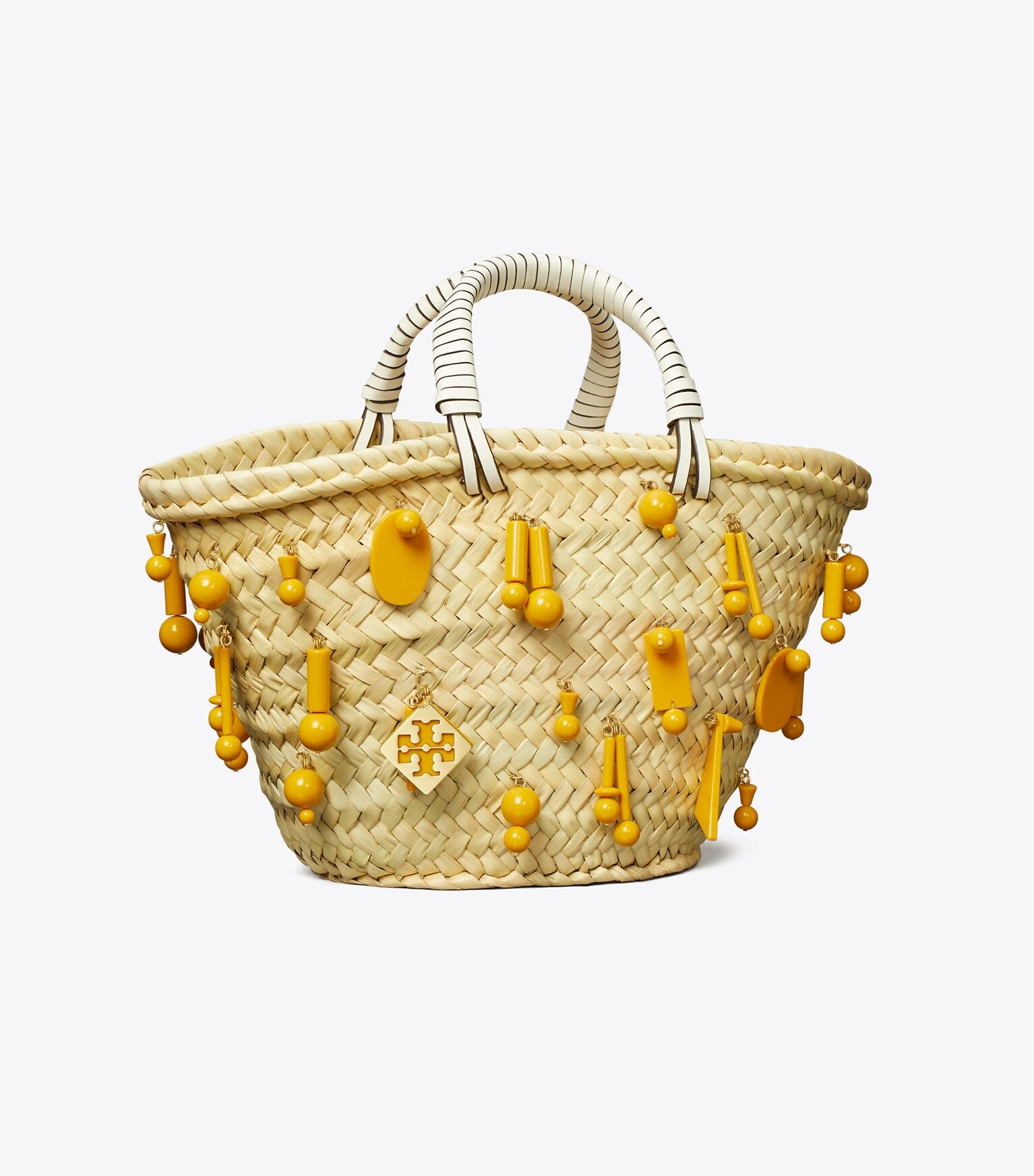 Small Raffia Embroidered Tote