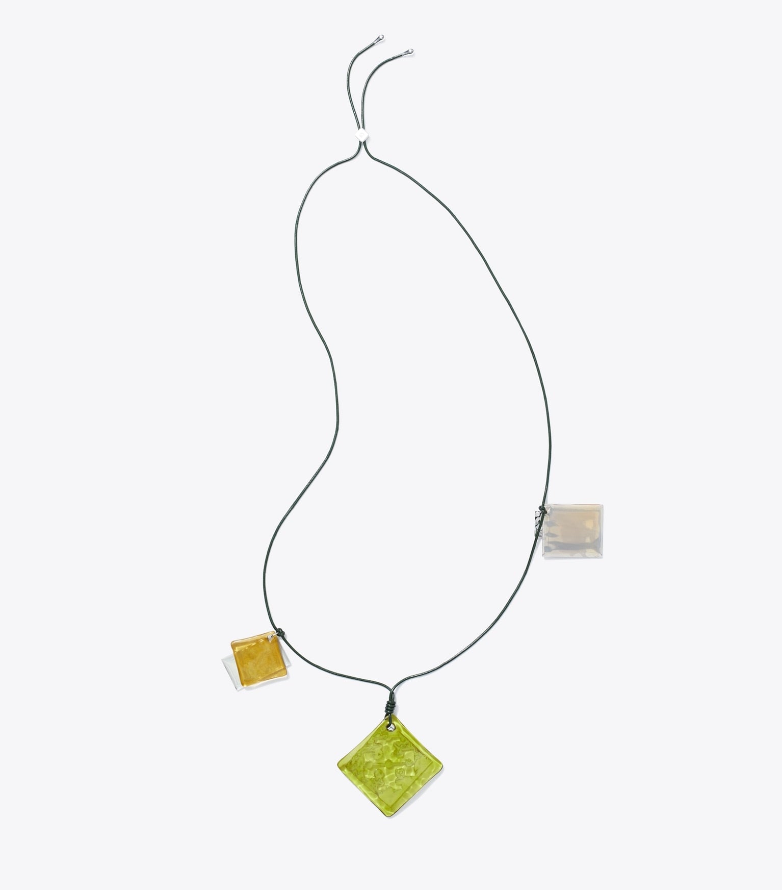 Resin Logo Long Necklace