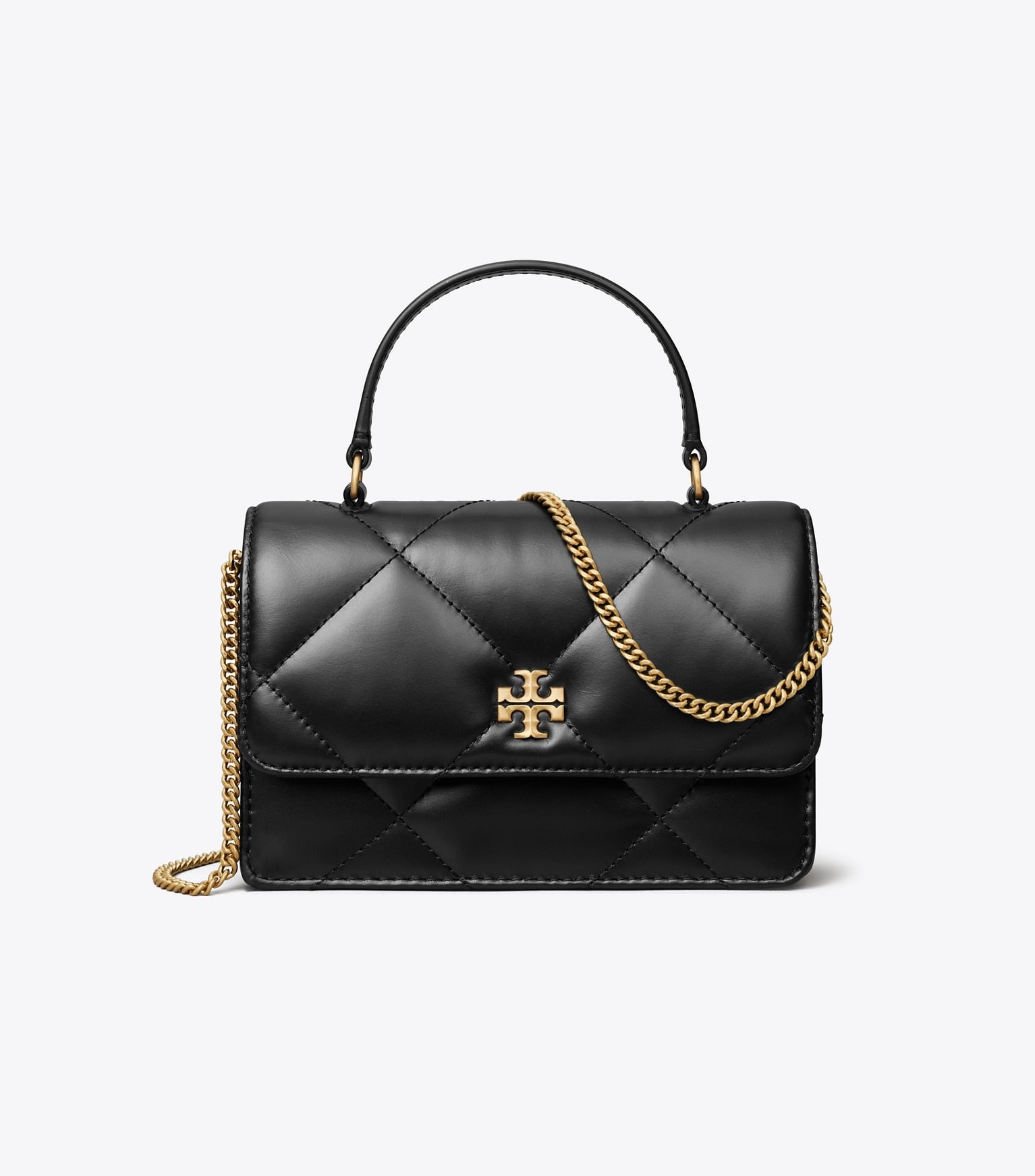 Mini Kira Diamond Quilt Top-Handle Crossbody