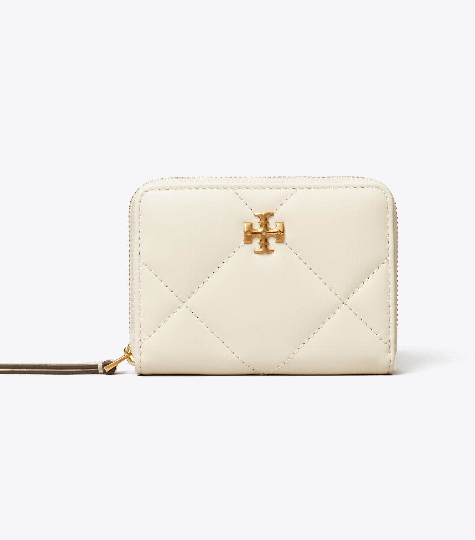 Small Kira Diamond Quilt Zip-Around Wallet