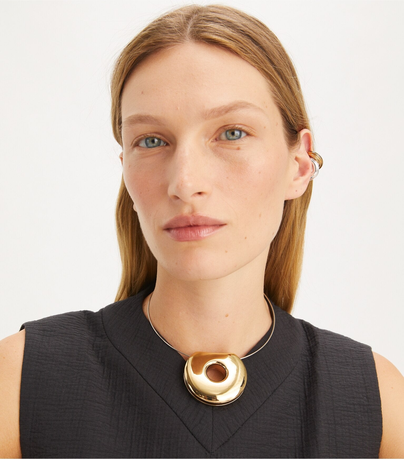 Pierced Collar Necklace