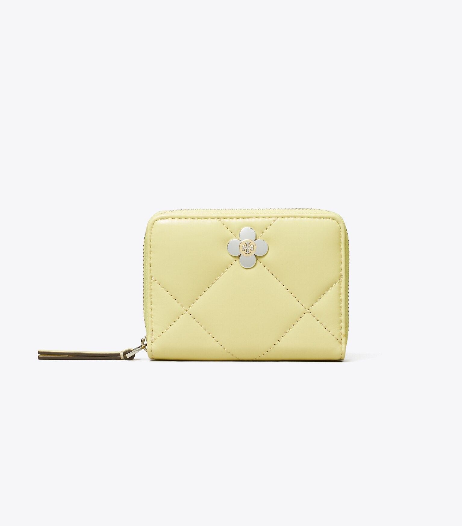 Small Kira Diamond Quilt Clover Zip-Around Wallet