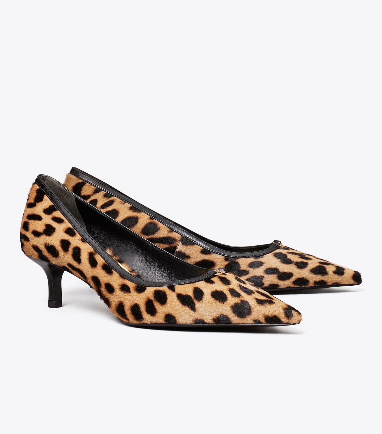 Double T Buckle Low-Heeled Pump