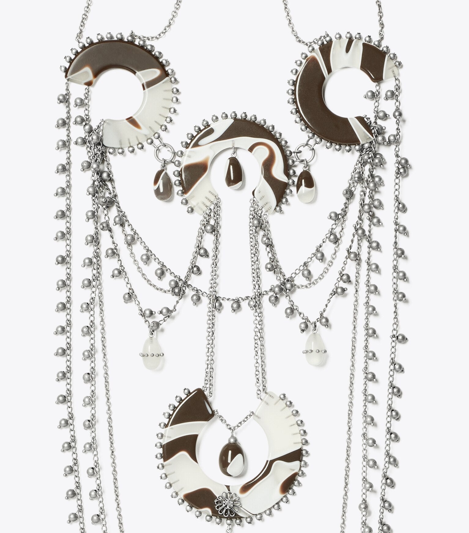 Bead And Resin Necklace
