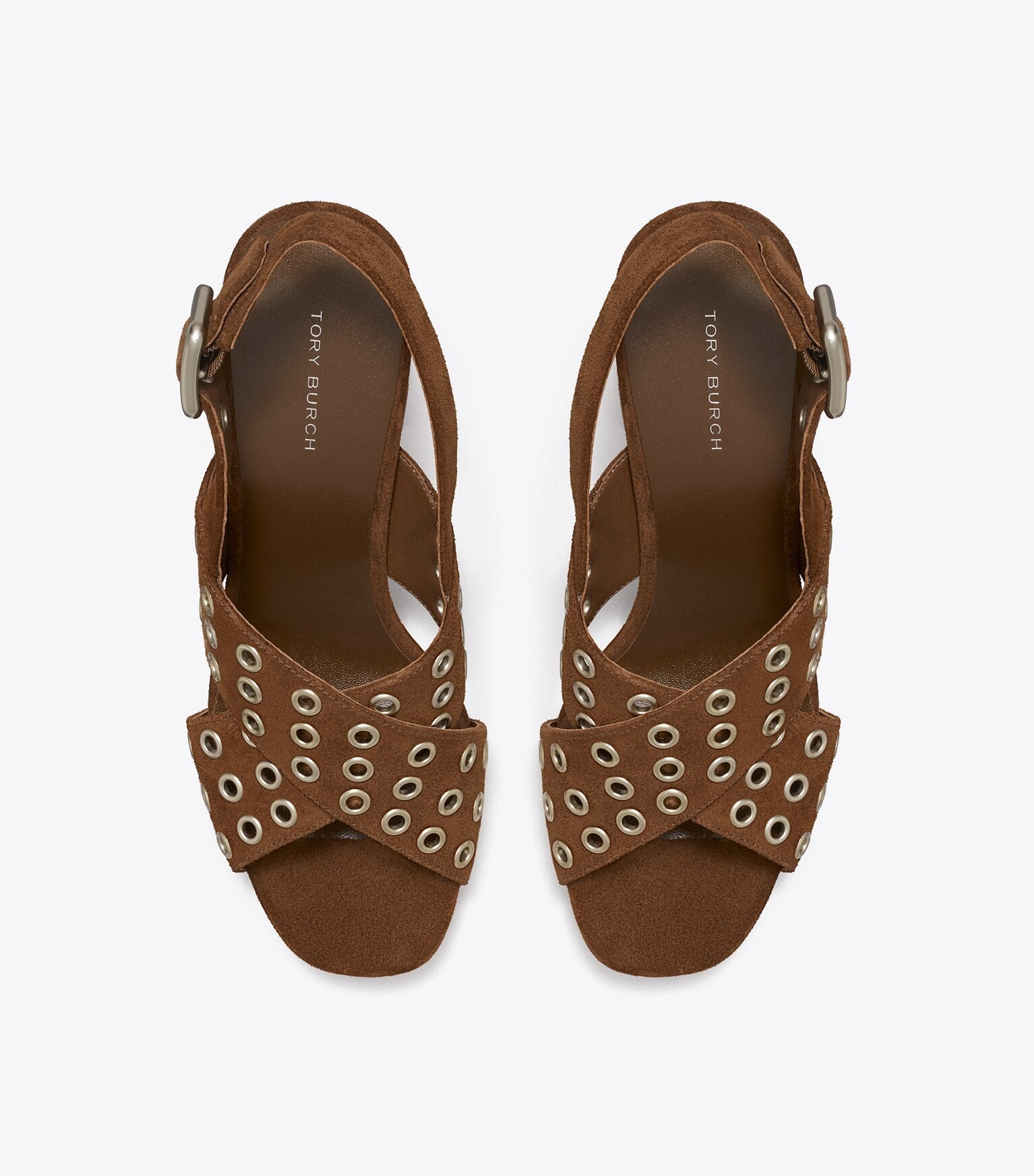 Cross-Band Heeled Sandal