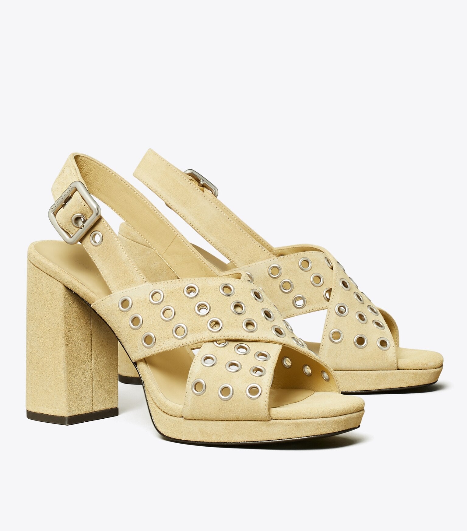 Cross-Band Heeled Sandal