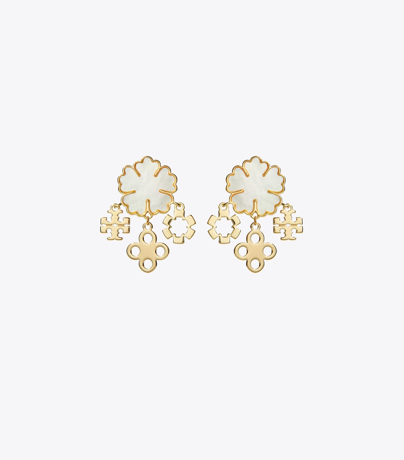 Forget Me Not Cluster Earrings
