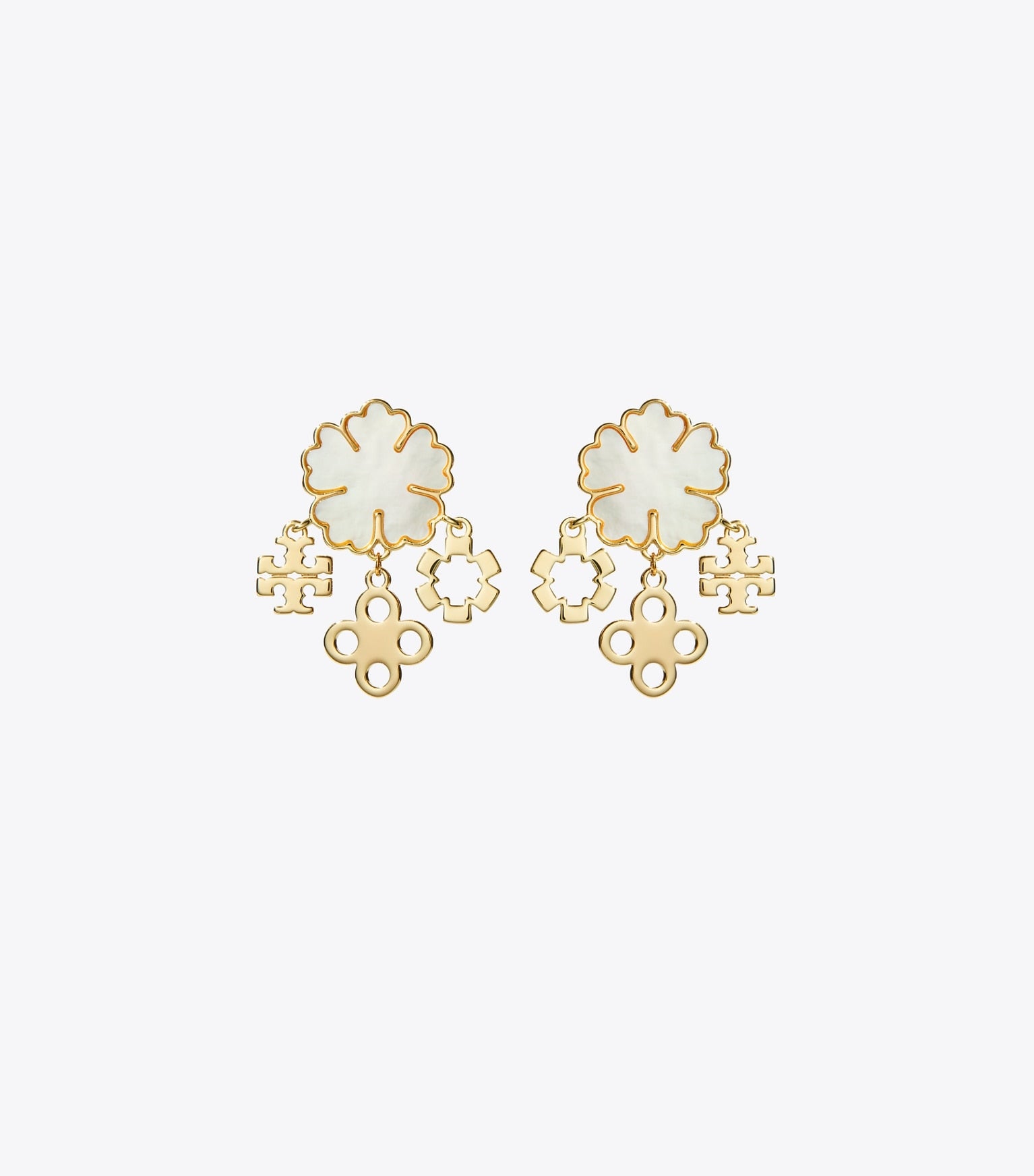 Forget Me Not Cluster Earrings