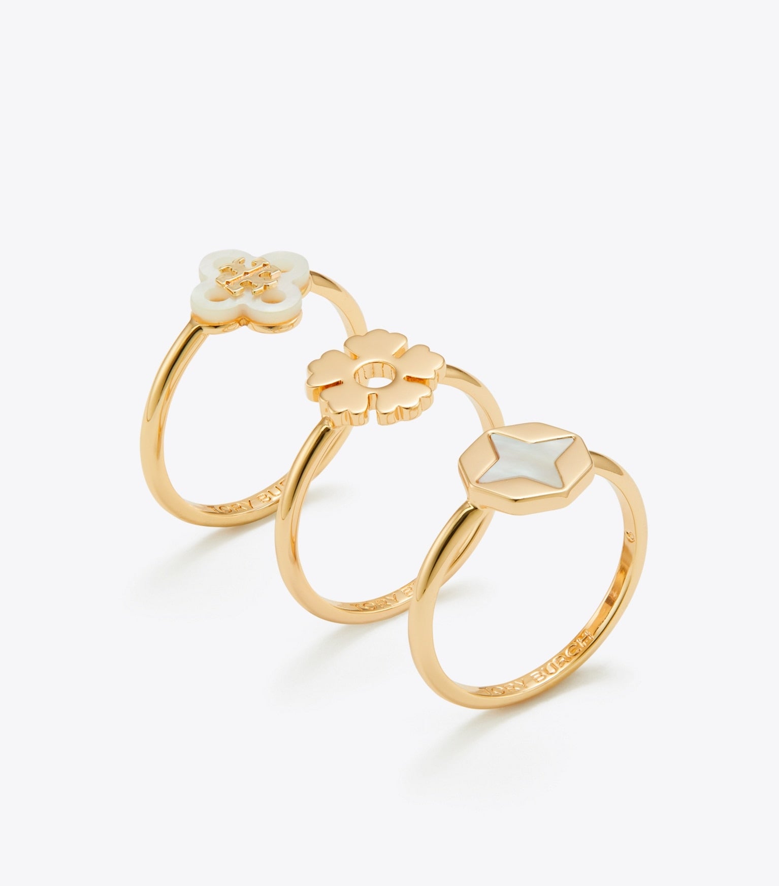 Forget Me Not Stacking Ring Set