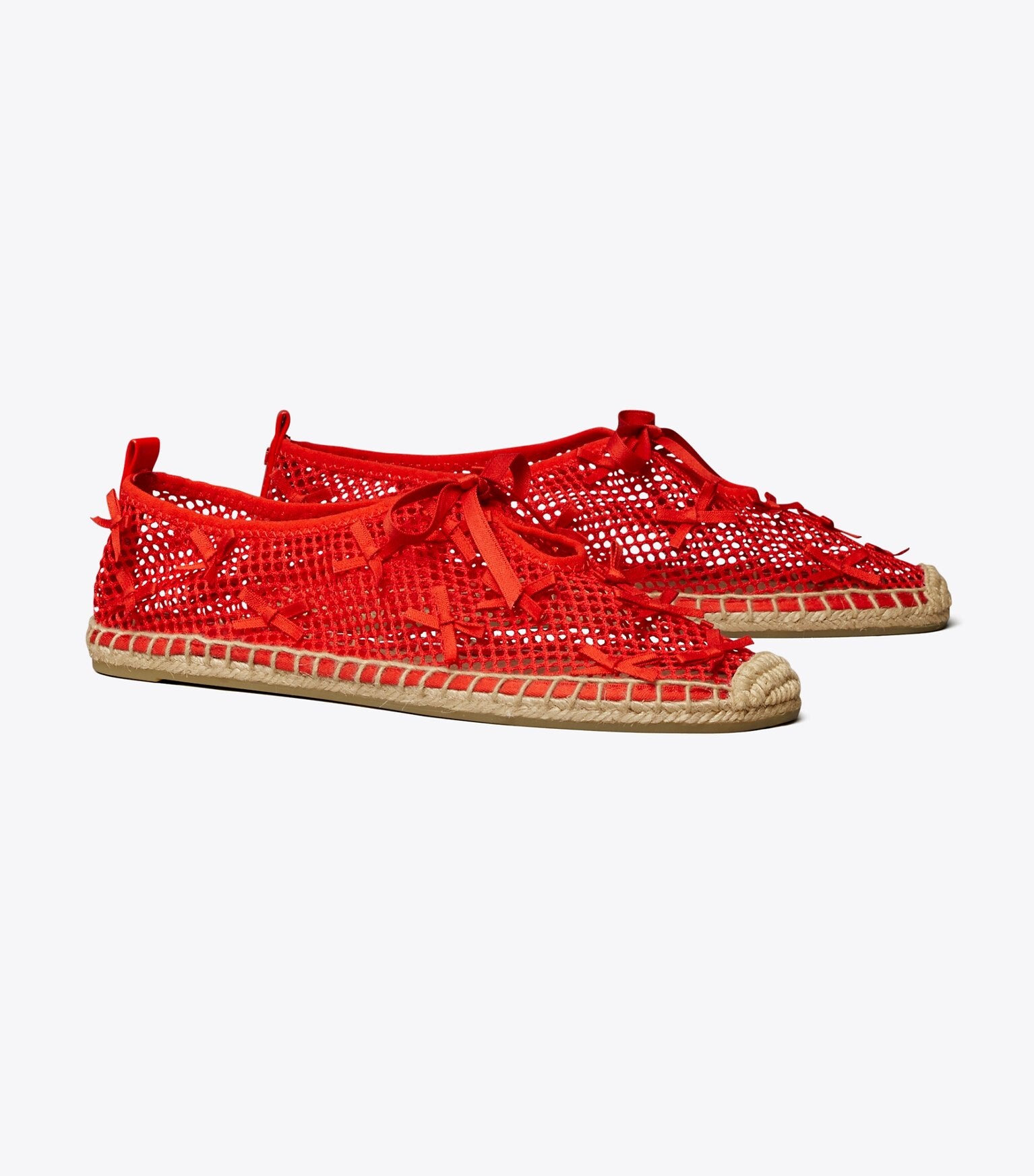 Mini Bow Mesh Espadrille