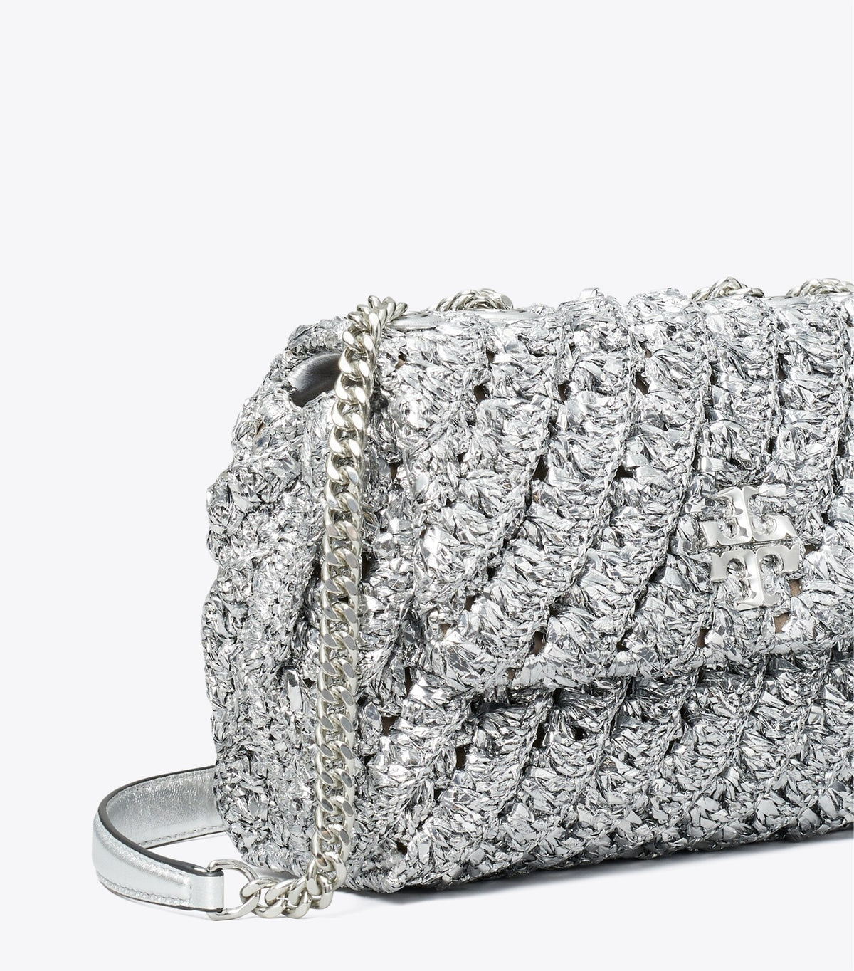 Small Kira Woven Shoulder Bag