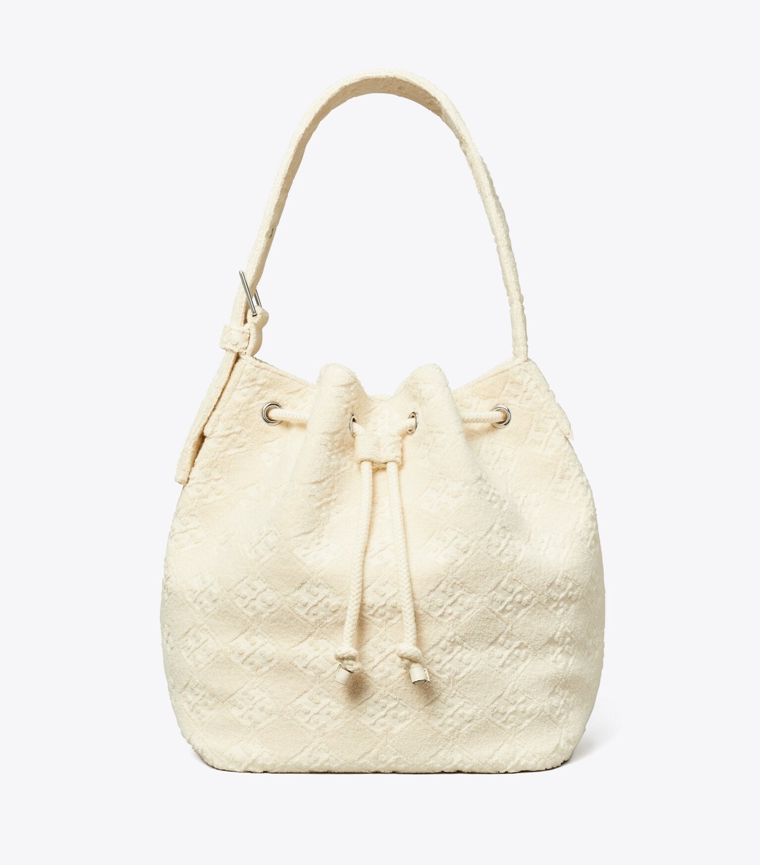 T Monogram Terry Oversized Bucket Bag