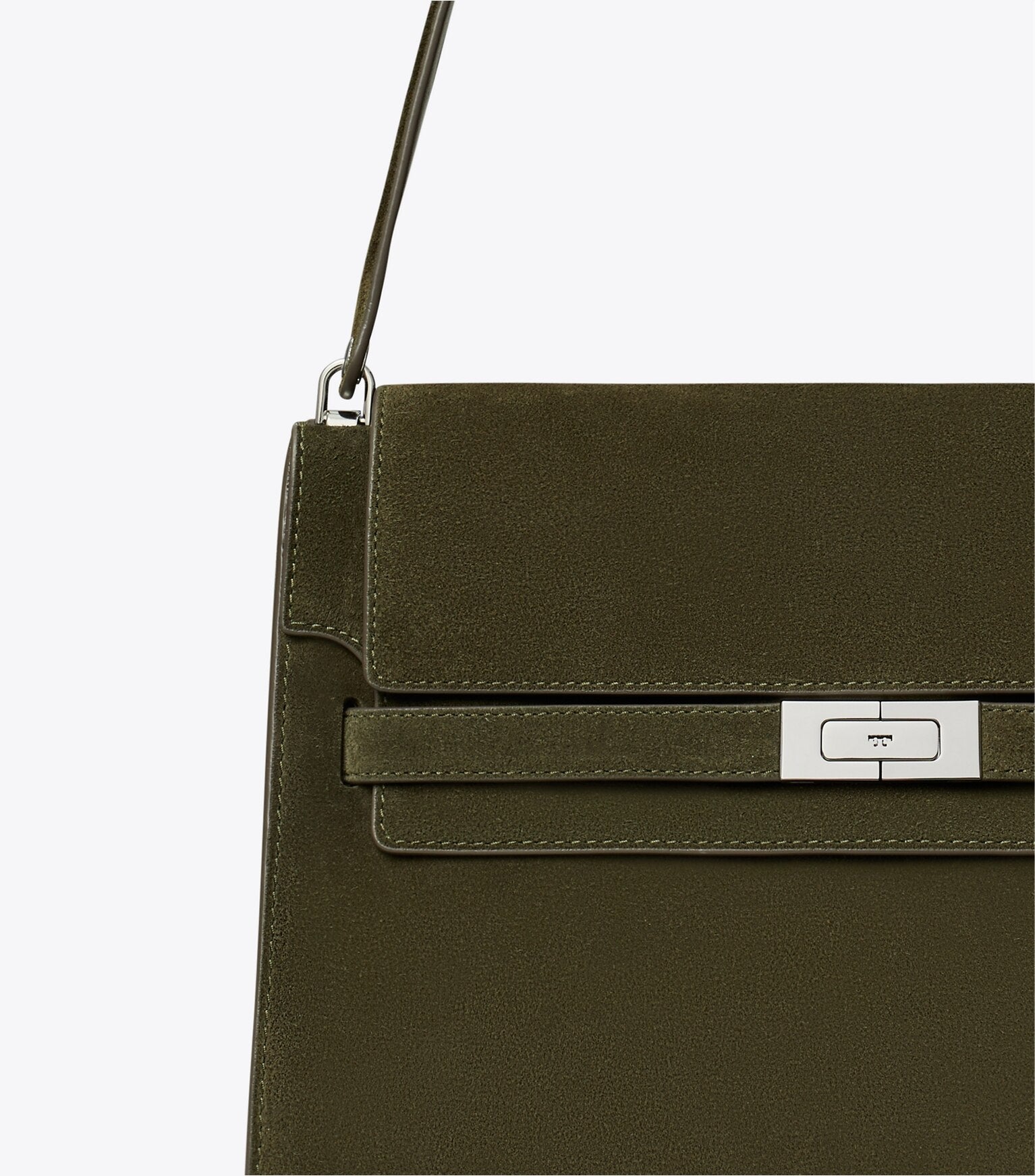 Large Lee Radziwill Suede Shoulder Bag