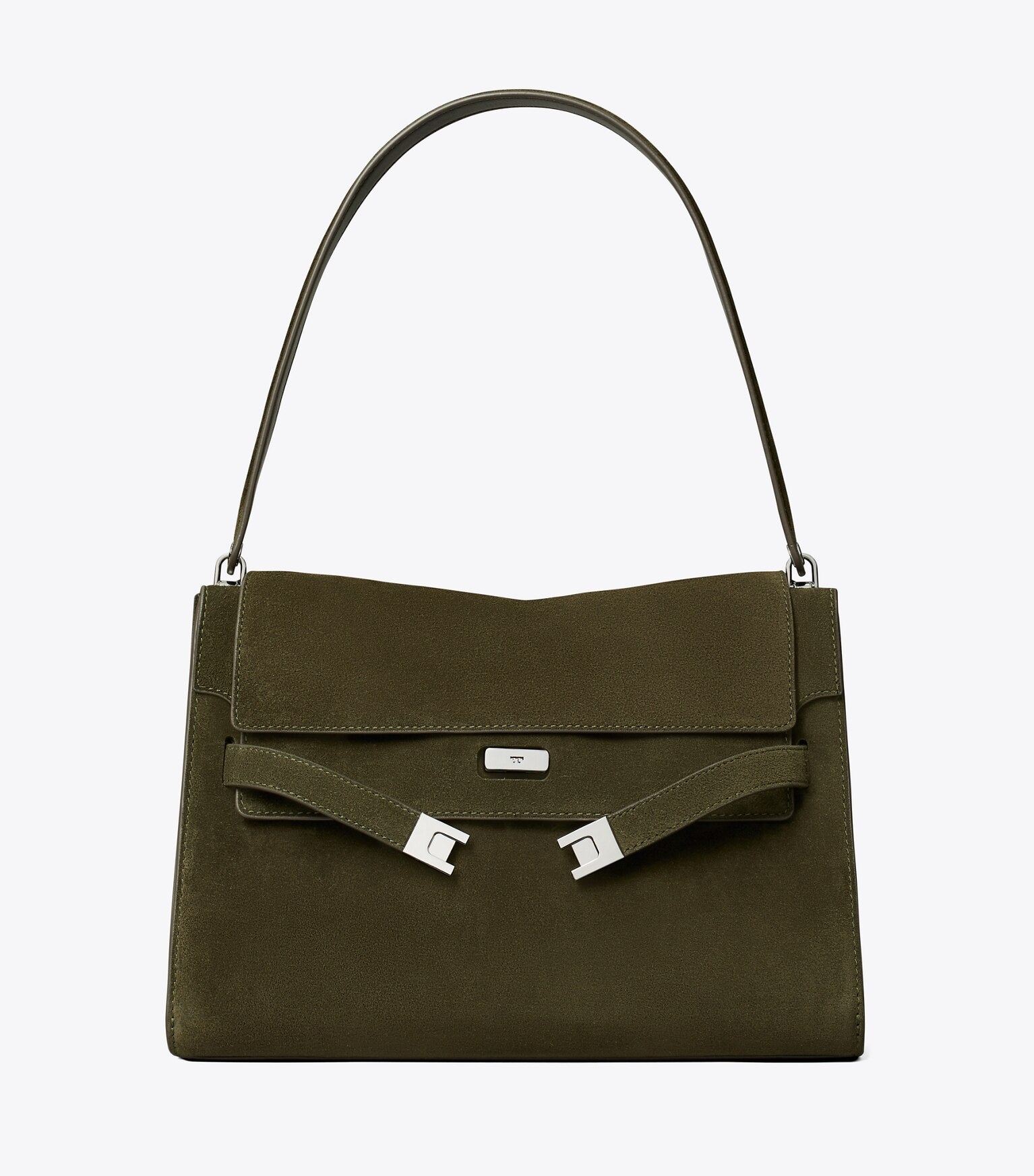 Large Lee Radziwill Suede Shoulder Bag