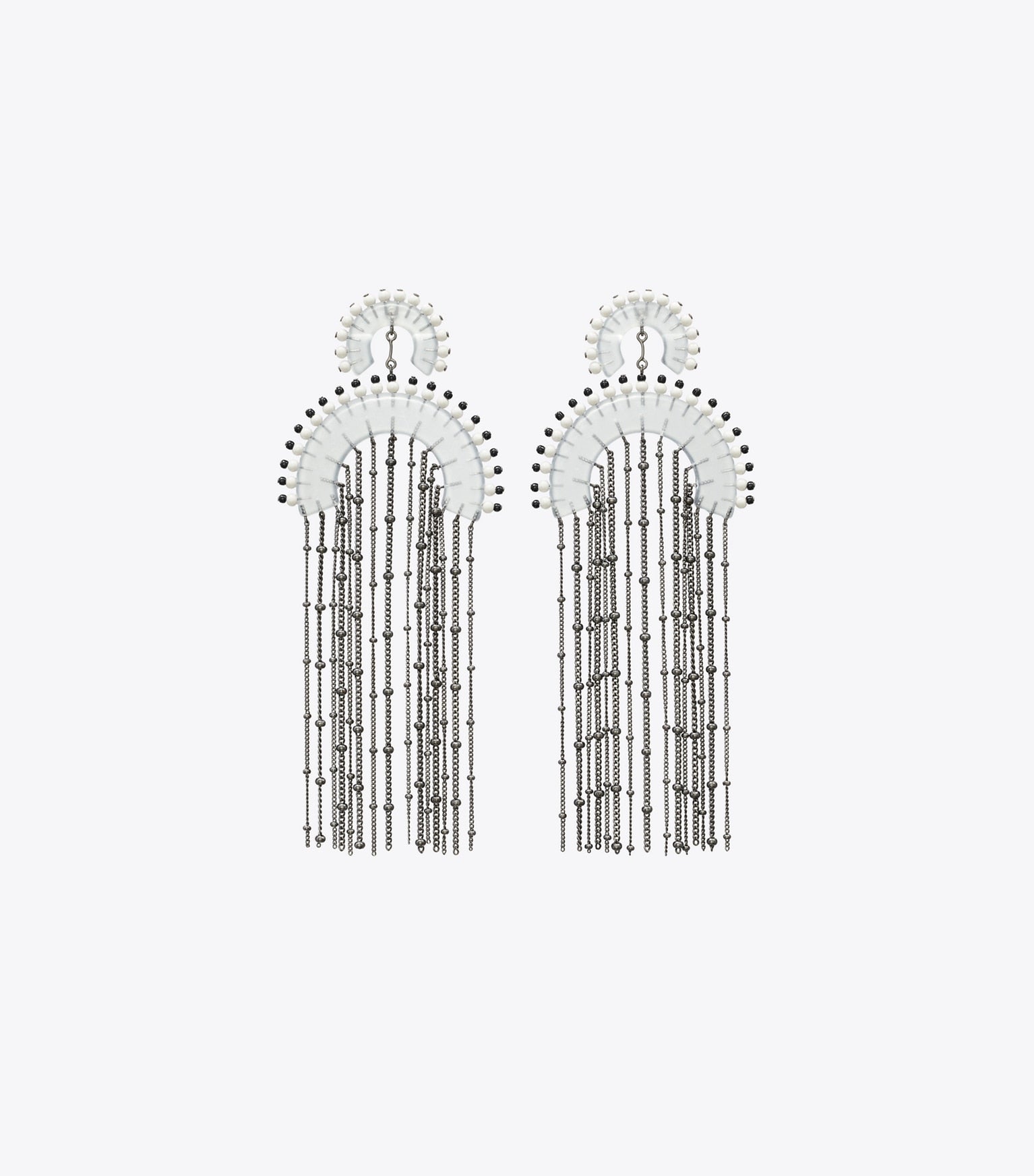 Beaded Fringe Earrings