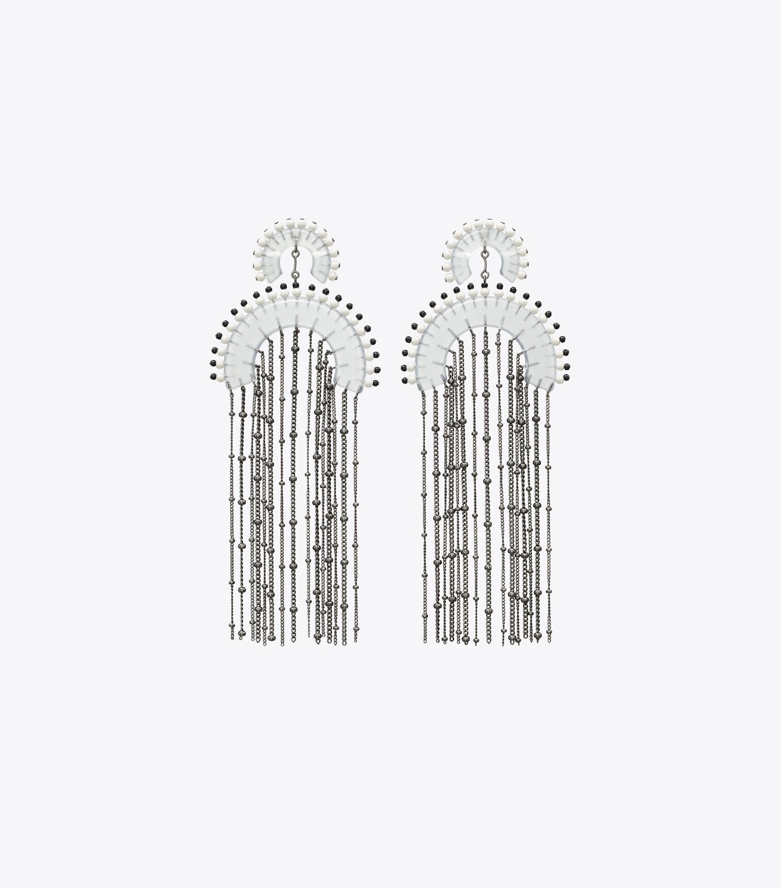 Beaded Fringe Earrings