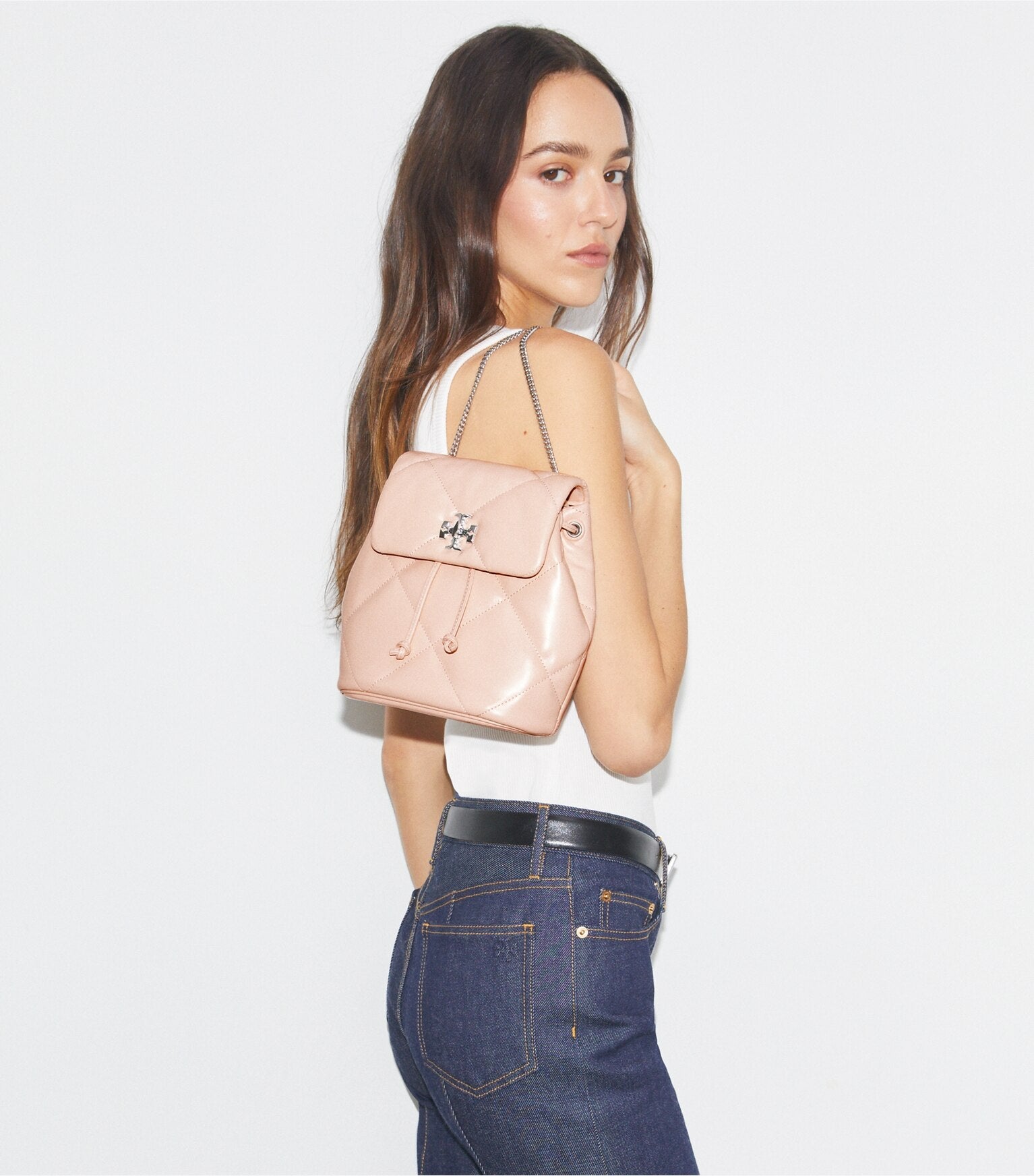 Mini Kira Diamond Quilt Backpack