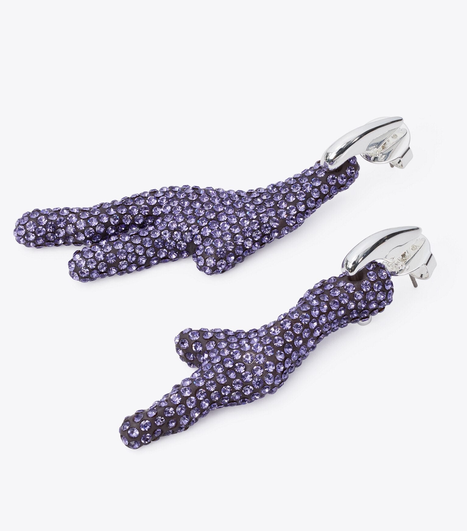 Curiosity Coral Hoop Earrings