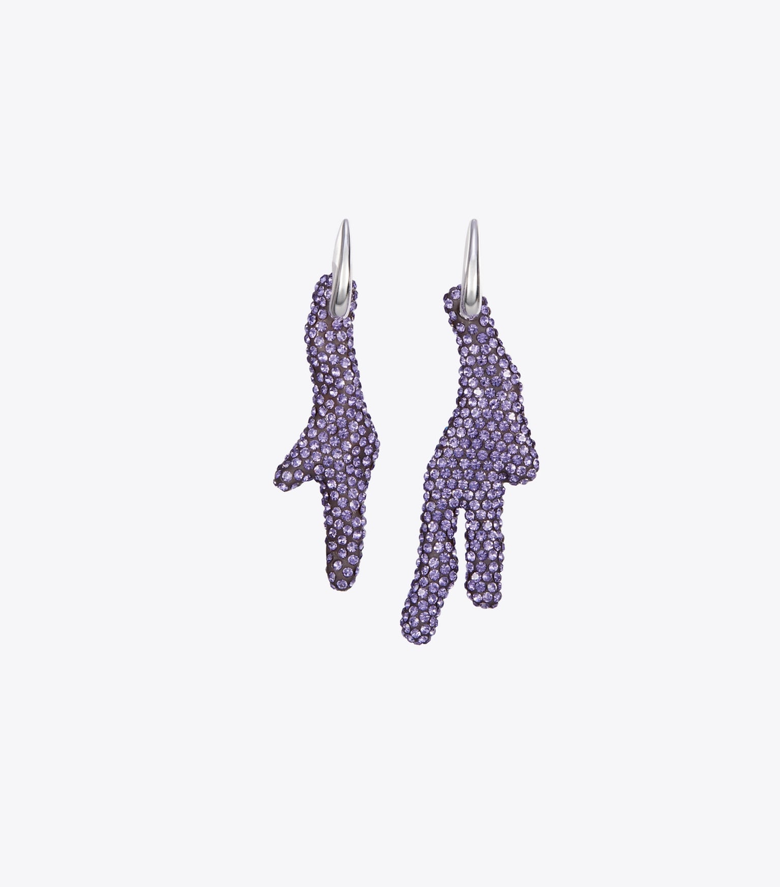 Curiosity Coral Hoop Earrings
