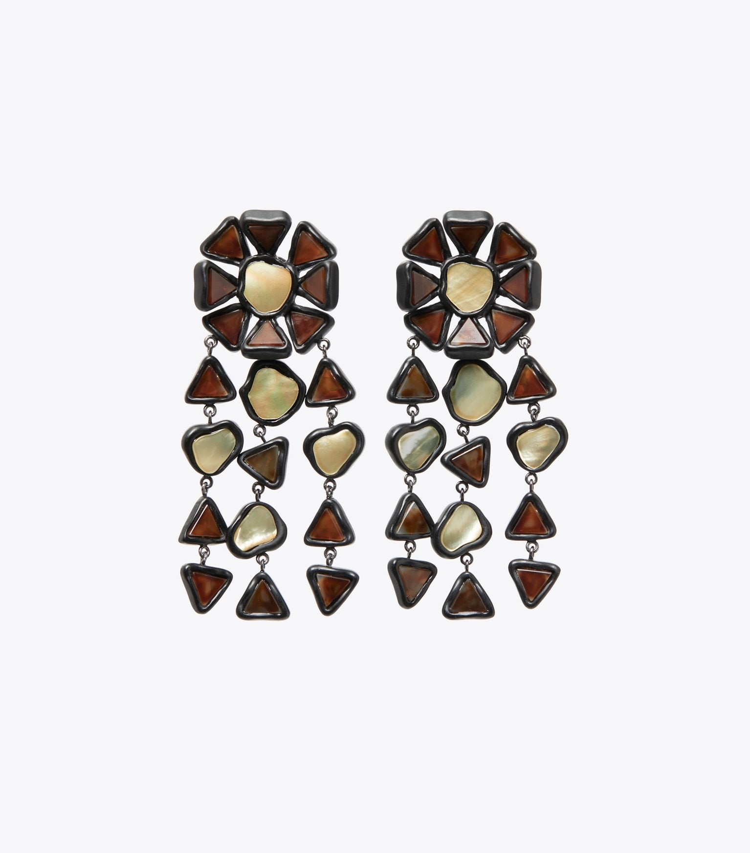 Curiosity Resin Chandelier Earrings