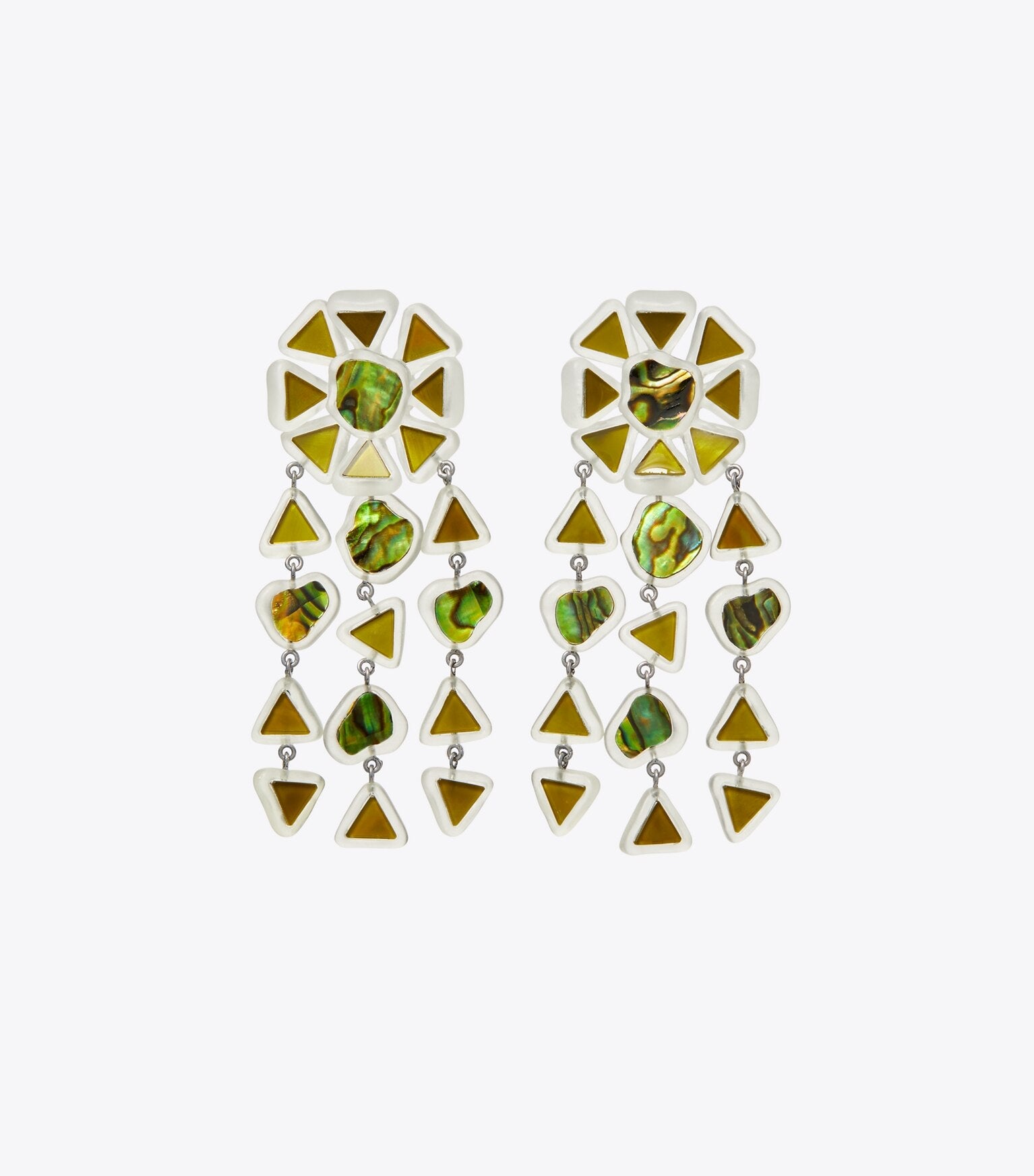 Curiosity Resin Chandelier Earrings