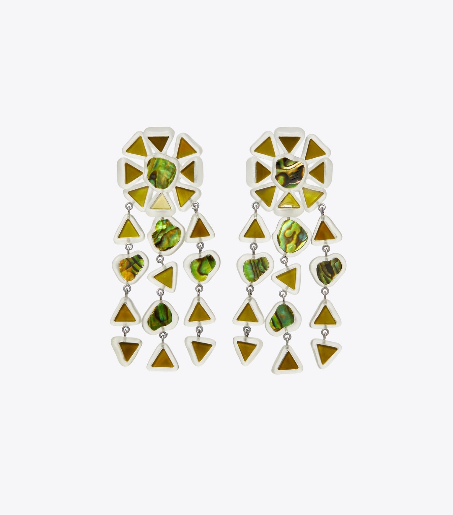 Curiosity Resin Chandelier Earrings