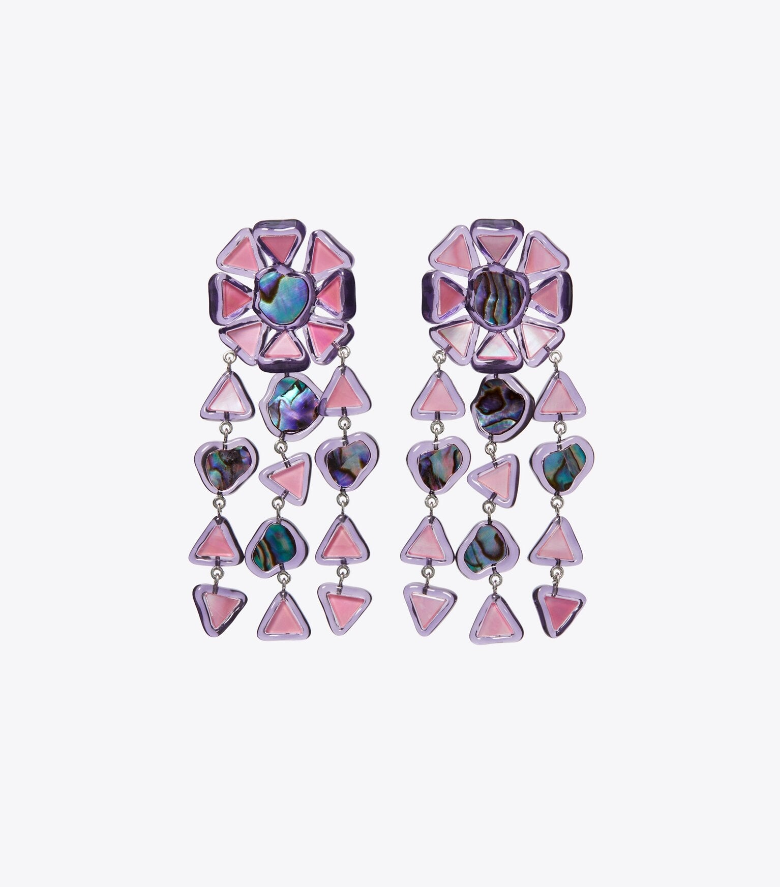 Curiosity Resin Chandelier Earrings
