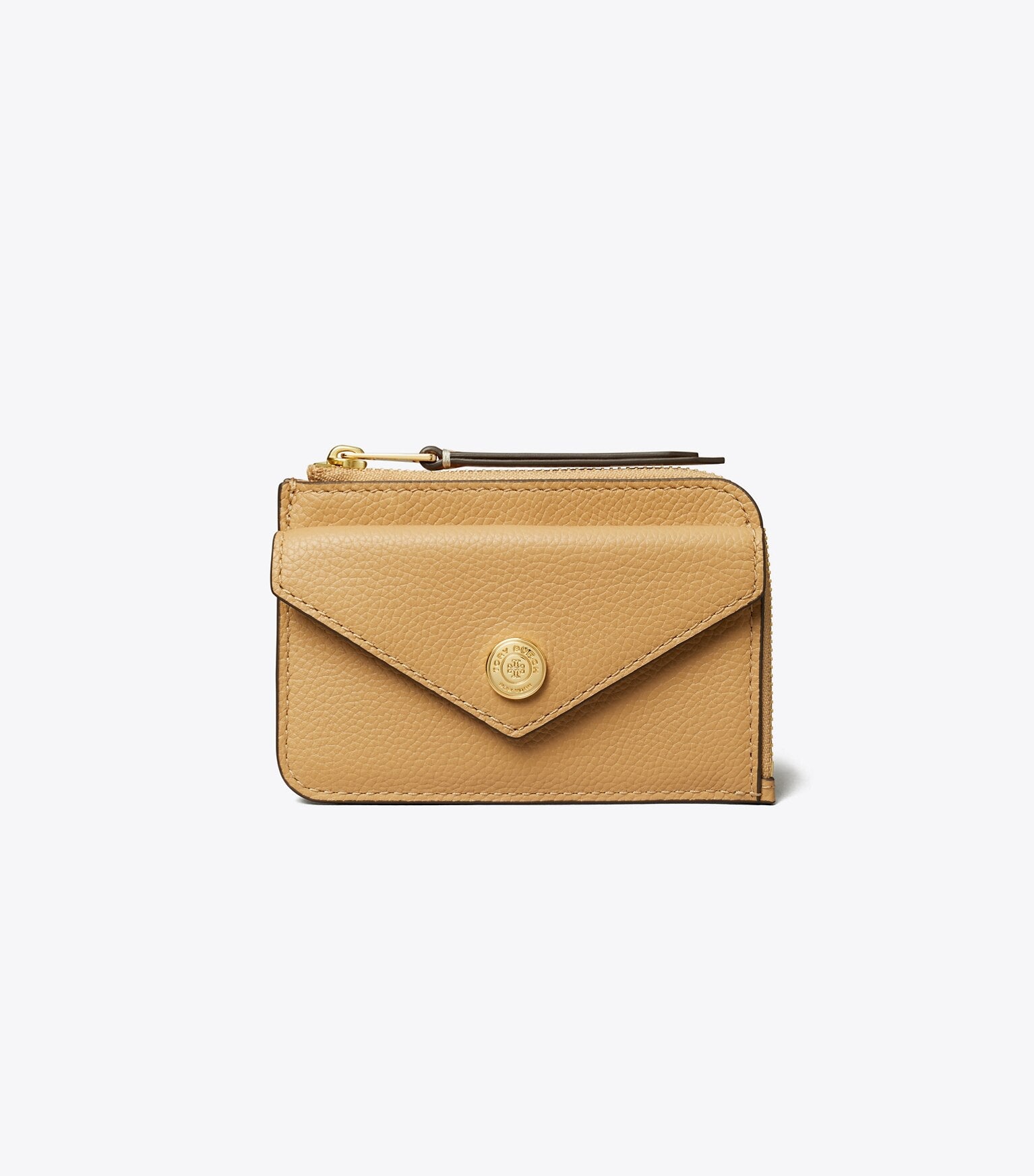 Pebble Envelope Zip Card Case