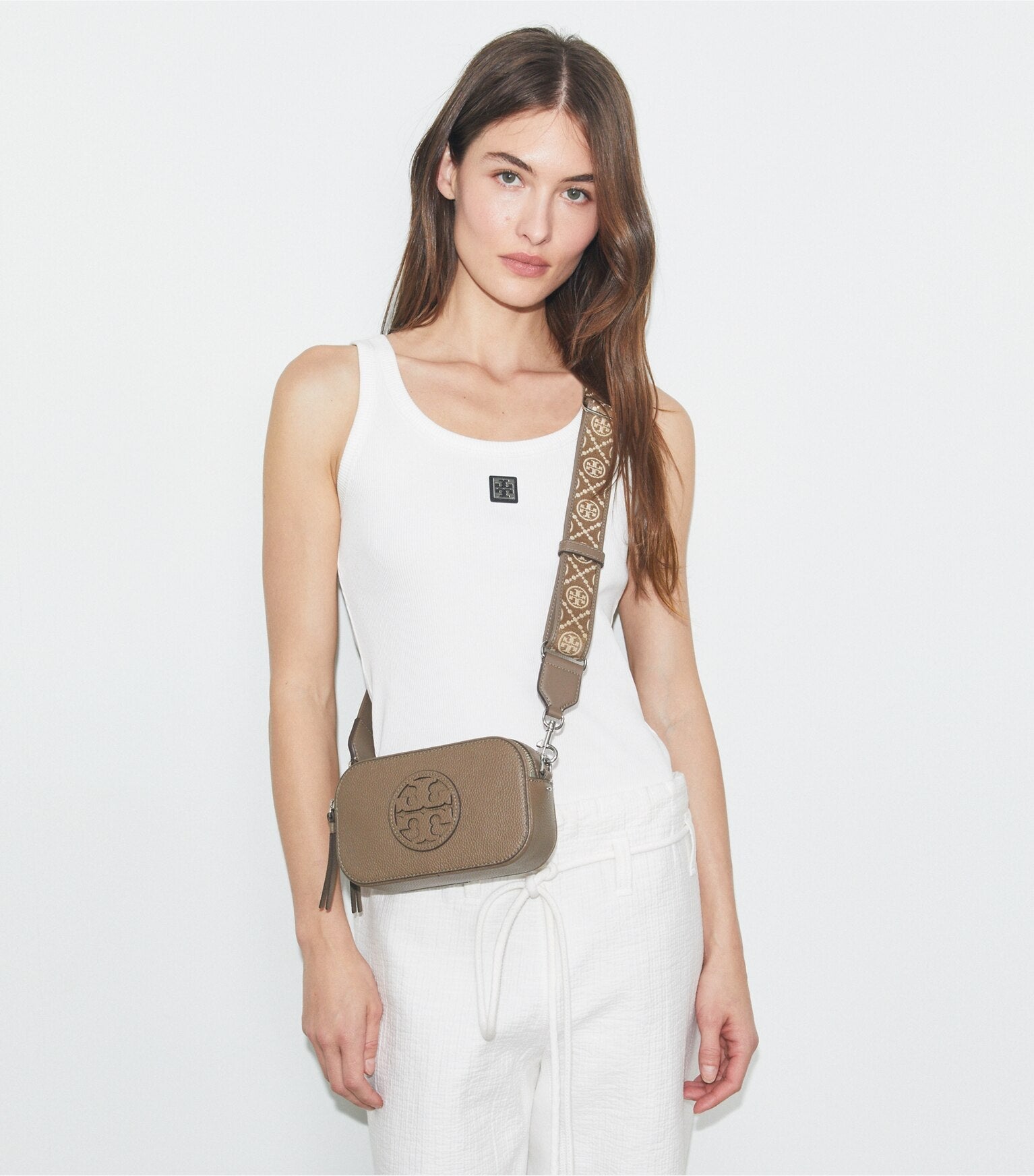 Mini Miller Denim Crossbody Bag