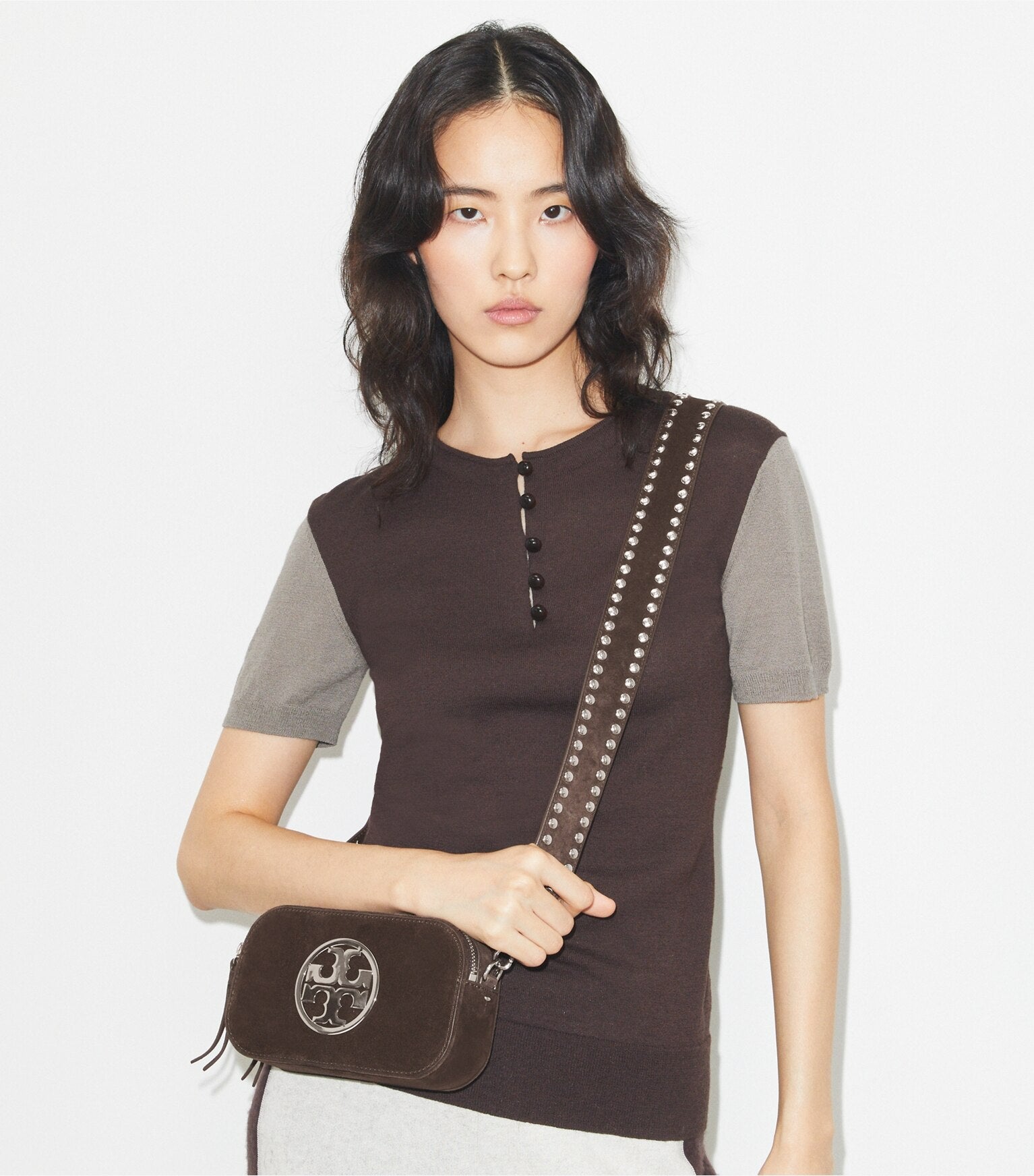 Mini Miller Suede Crossbody Bag