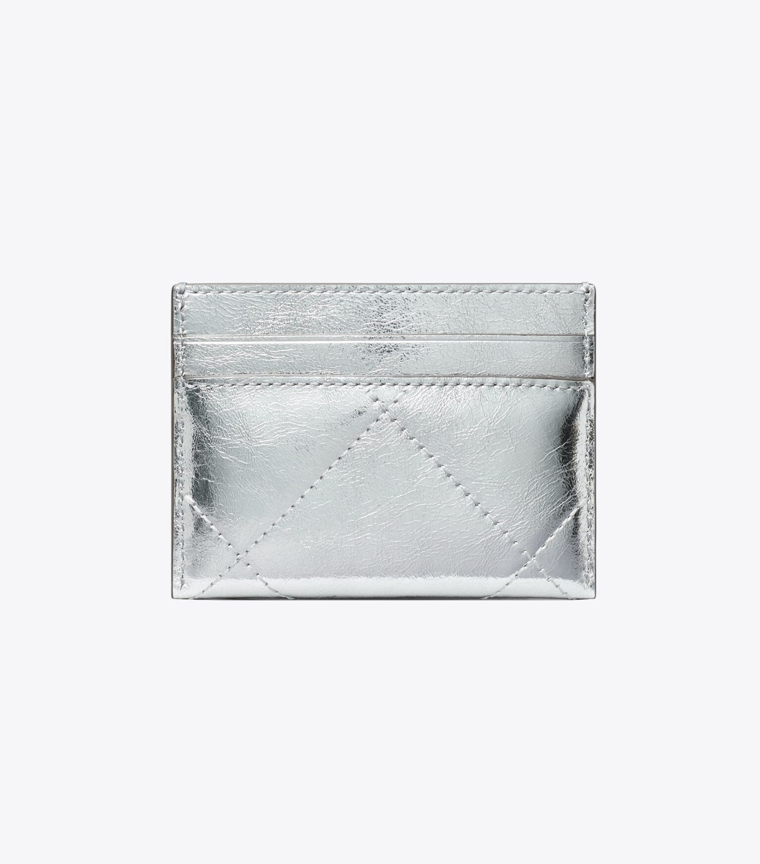 Kira Diamond Quilt Metallic Card Case