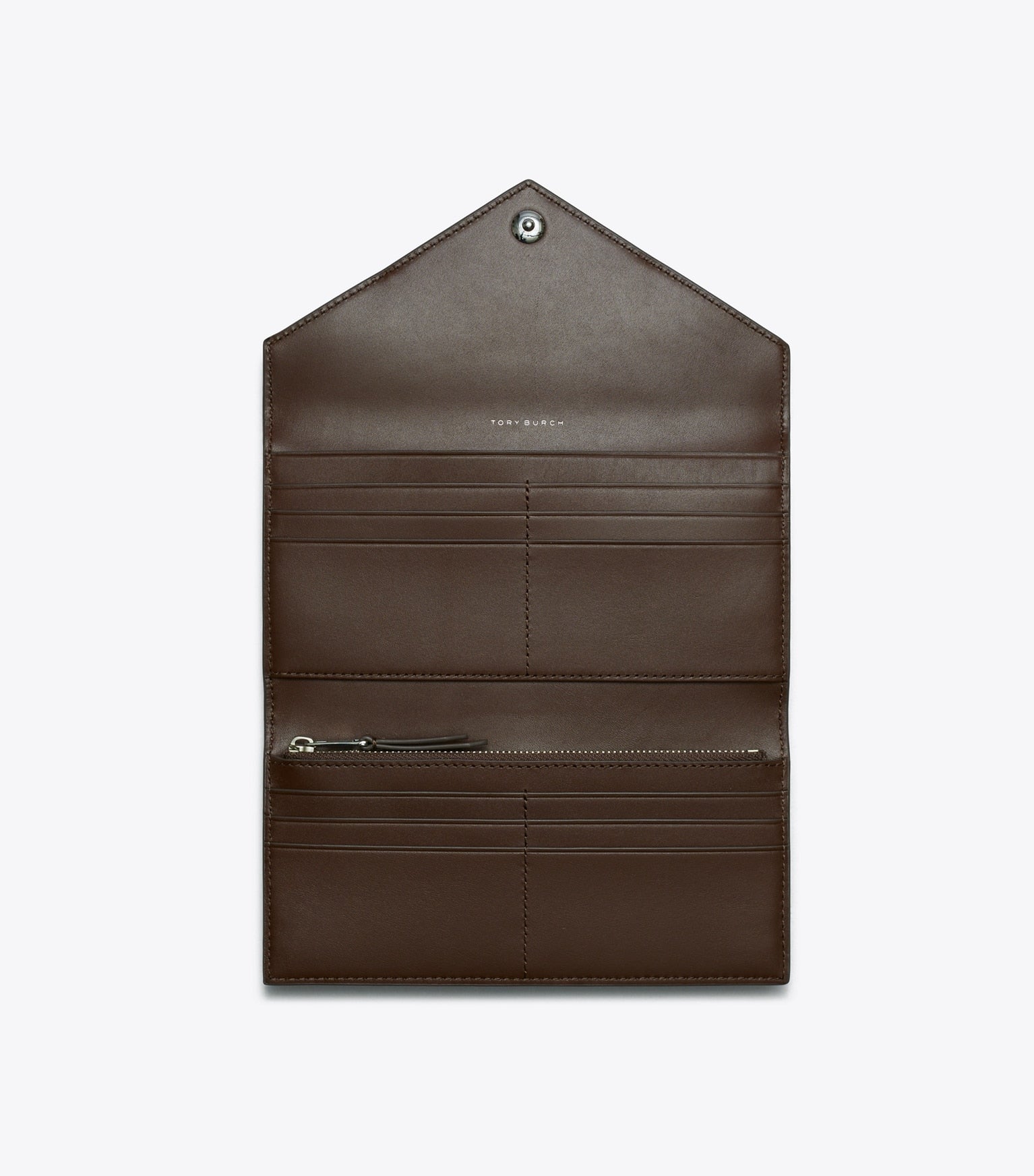 T Monogram Contrast Embossed Envelope Wallet