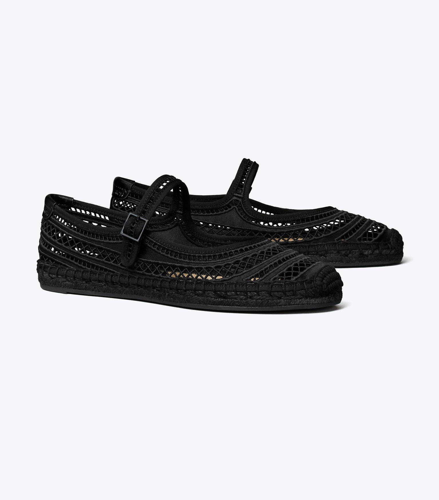 Open Weave Mary Jane Espadrille