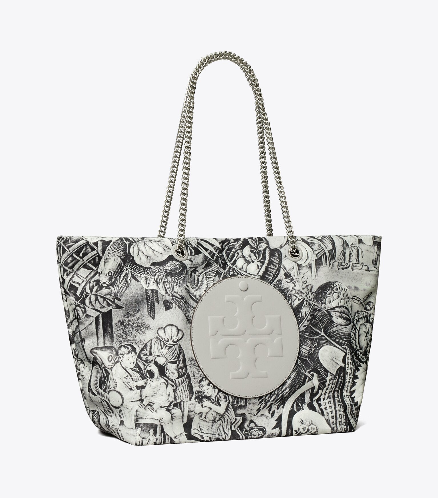 Ella Printed Chain Tote