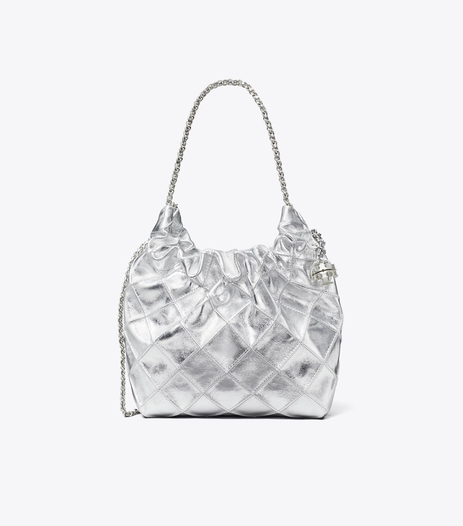 Mini Fleming Metallic Hobo Bag