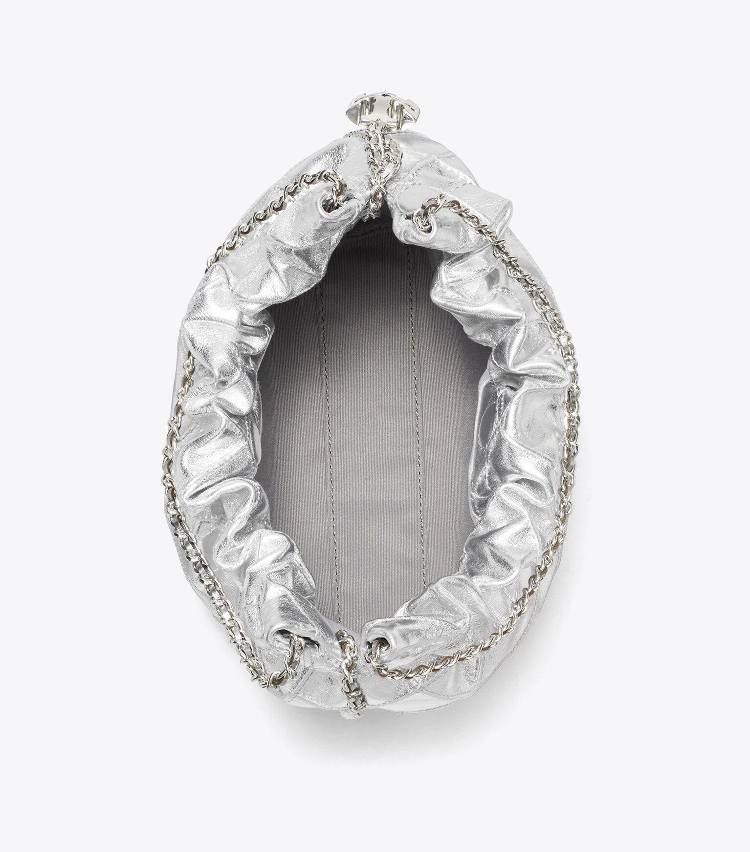 Mini Fleming Metallic Hobo Bag