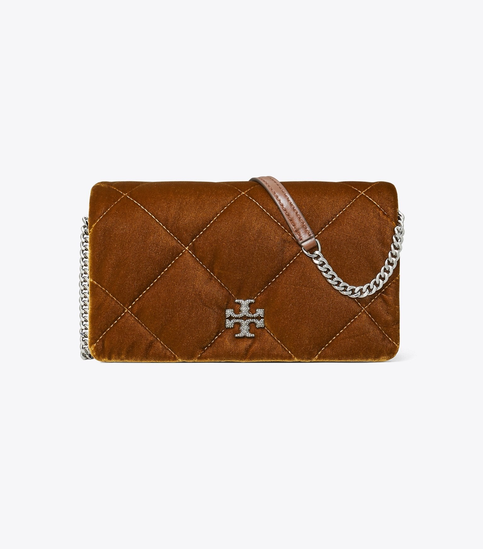 Kira Diamond Quilt Velvet Crossbody