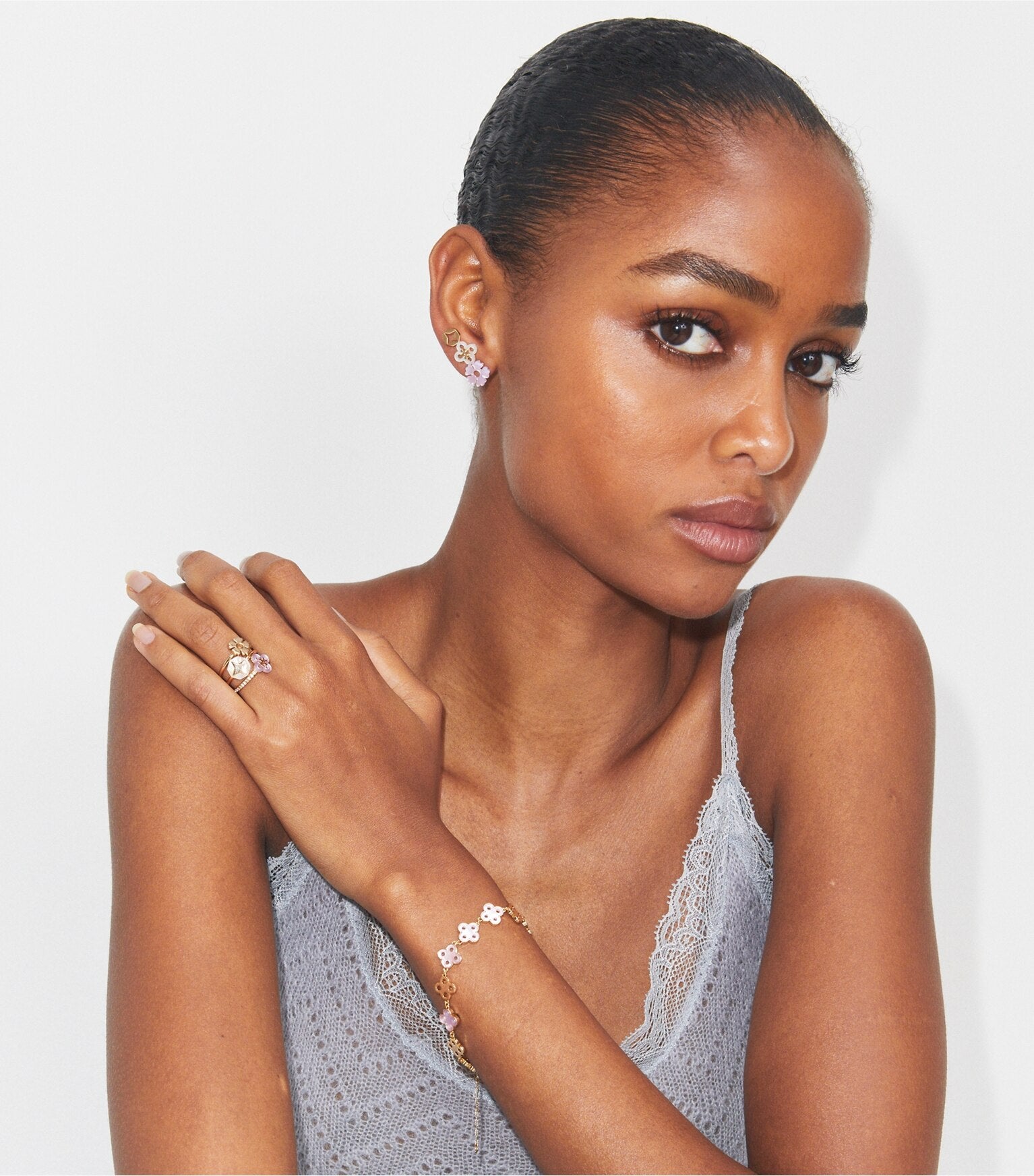 Forget Me Not Stacking Ring Set