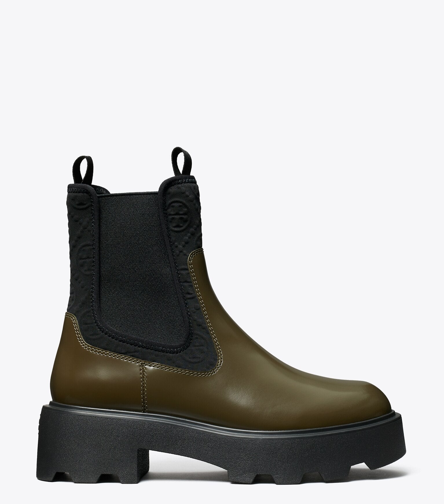 T Monogram Chelsea Lug Boot